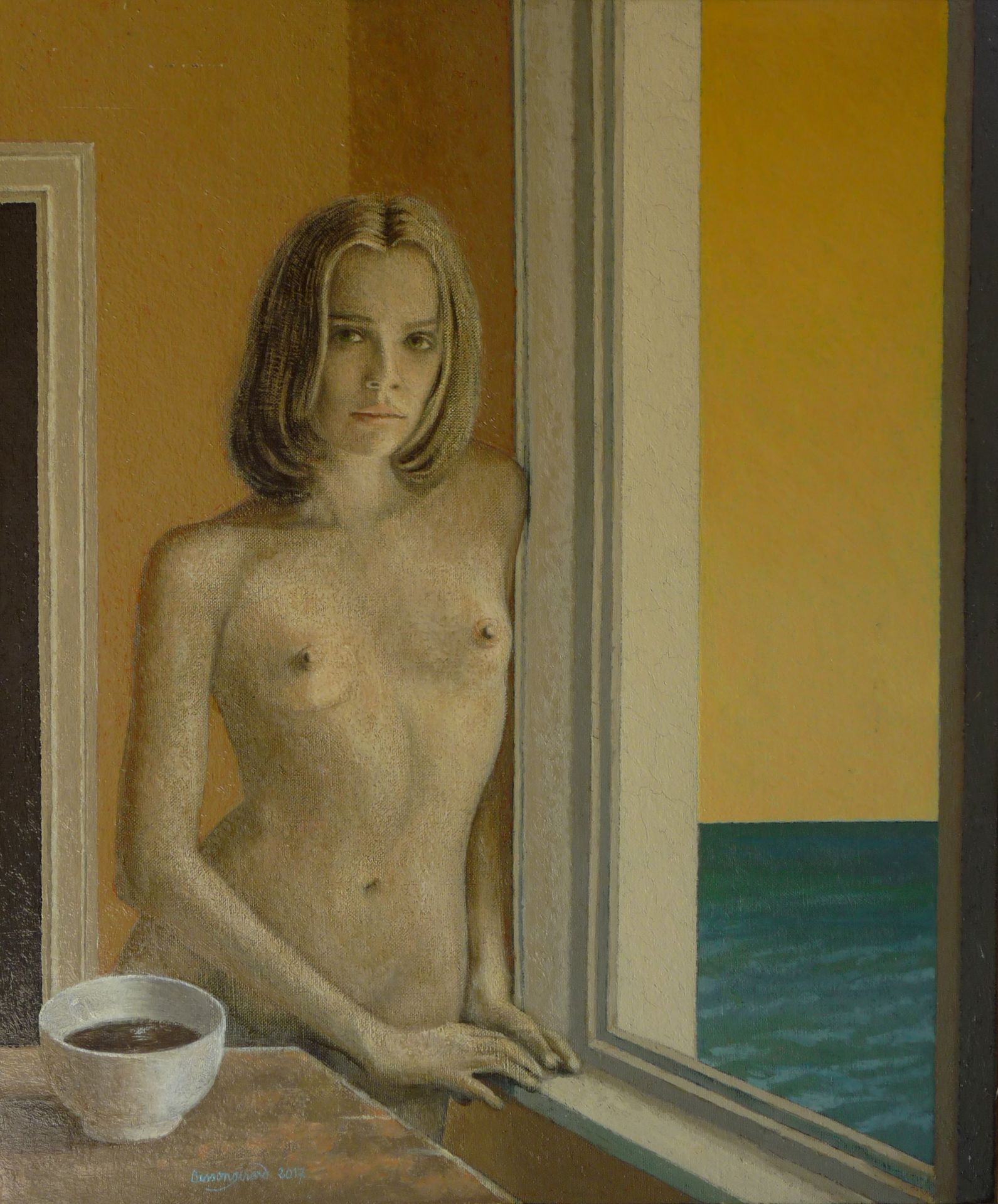 Null 让-克劳德-贝松-吉拉尔 (1938-2021)

无题（有黄色天空的裸体），2017年

布面油画，左下方有签名和日期

65 x 54 cm