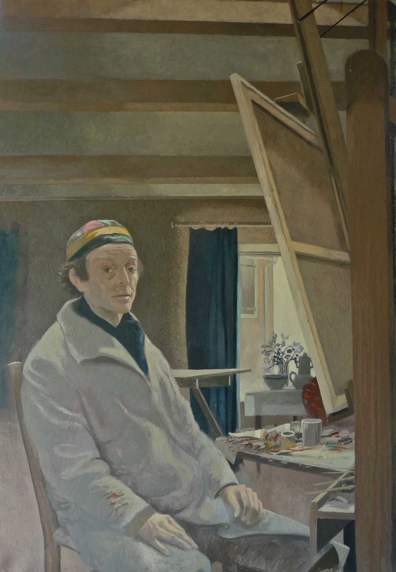 Null Jean-Claude BESSON-GIRARD (1938-2021)

Autoportrait 3, 1988

Huile sur toil&hellip;