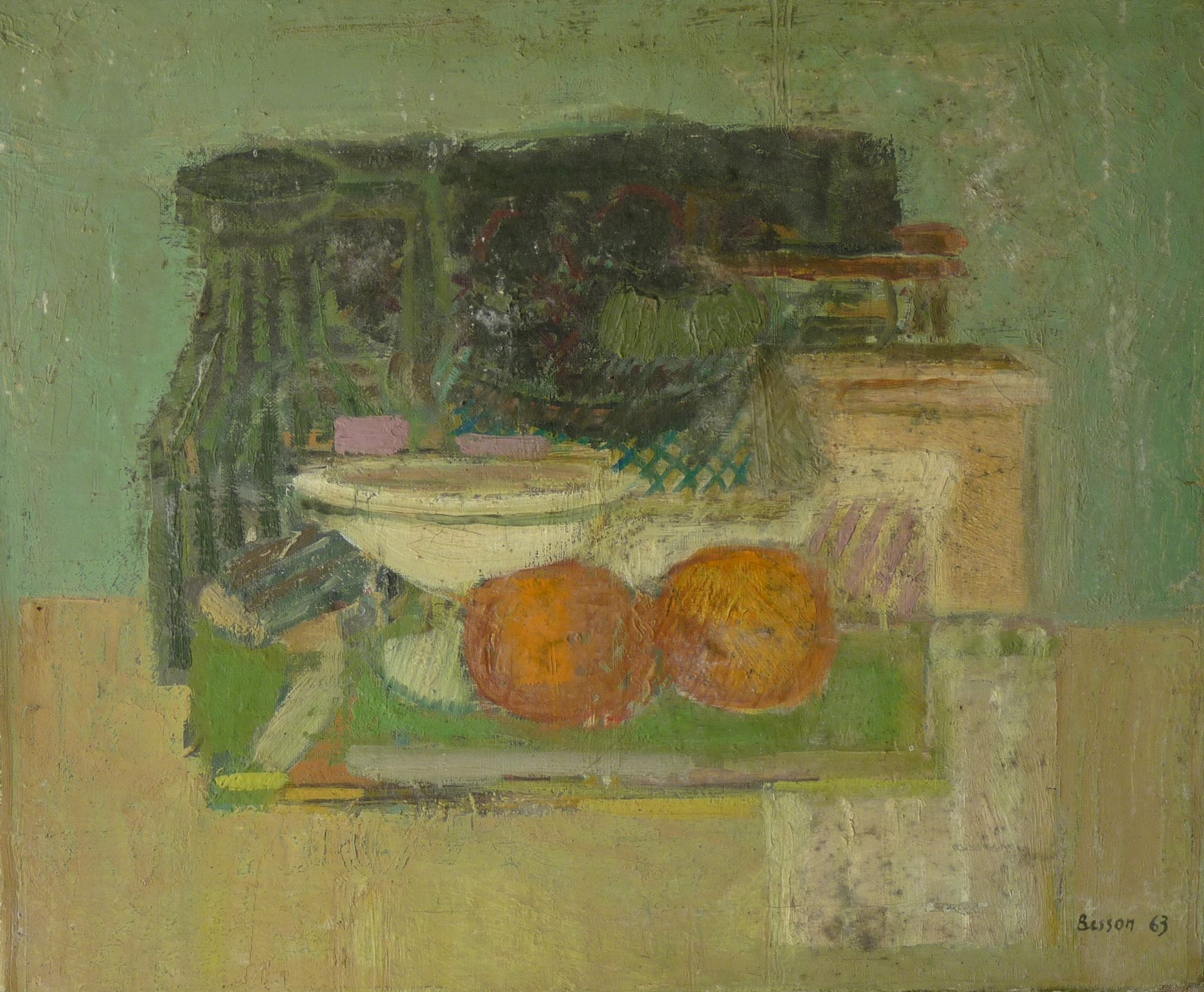 Null 让-克劳德-贝松-吉拉尔 (1938-2021)

无题21，1963年

布面油画，右下方有签名和日期

38 x 46 厘米