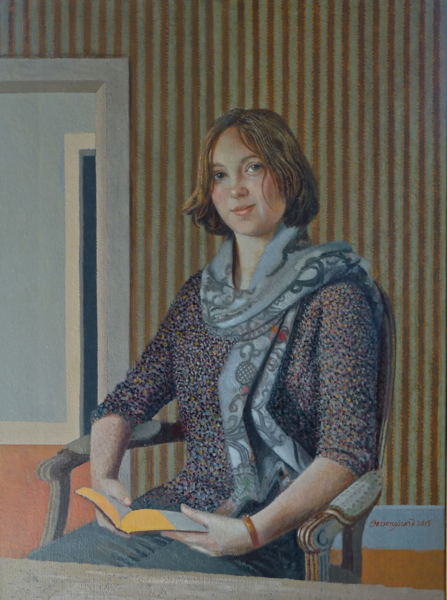 Null 让-克劳德-贝松-吉拉尔 (1938-2021)

伊娃, 2015

布面油画，右下方有签名和日期

81 x 60厘米