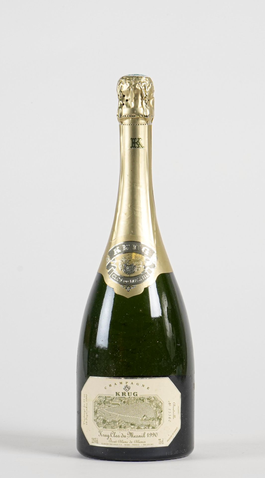 Null 1 B CHAMPAGNE BRUT CLOS DU MESNIL (e.L.S; n° 13560; dirty cap) Krug 1990