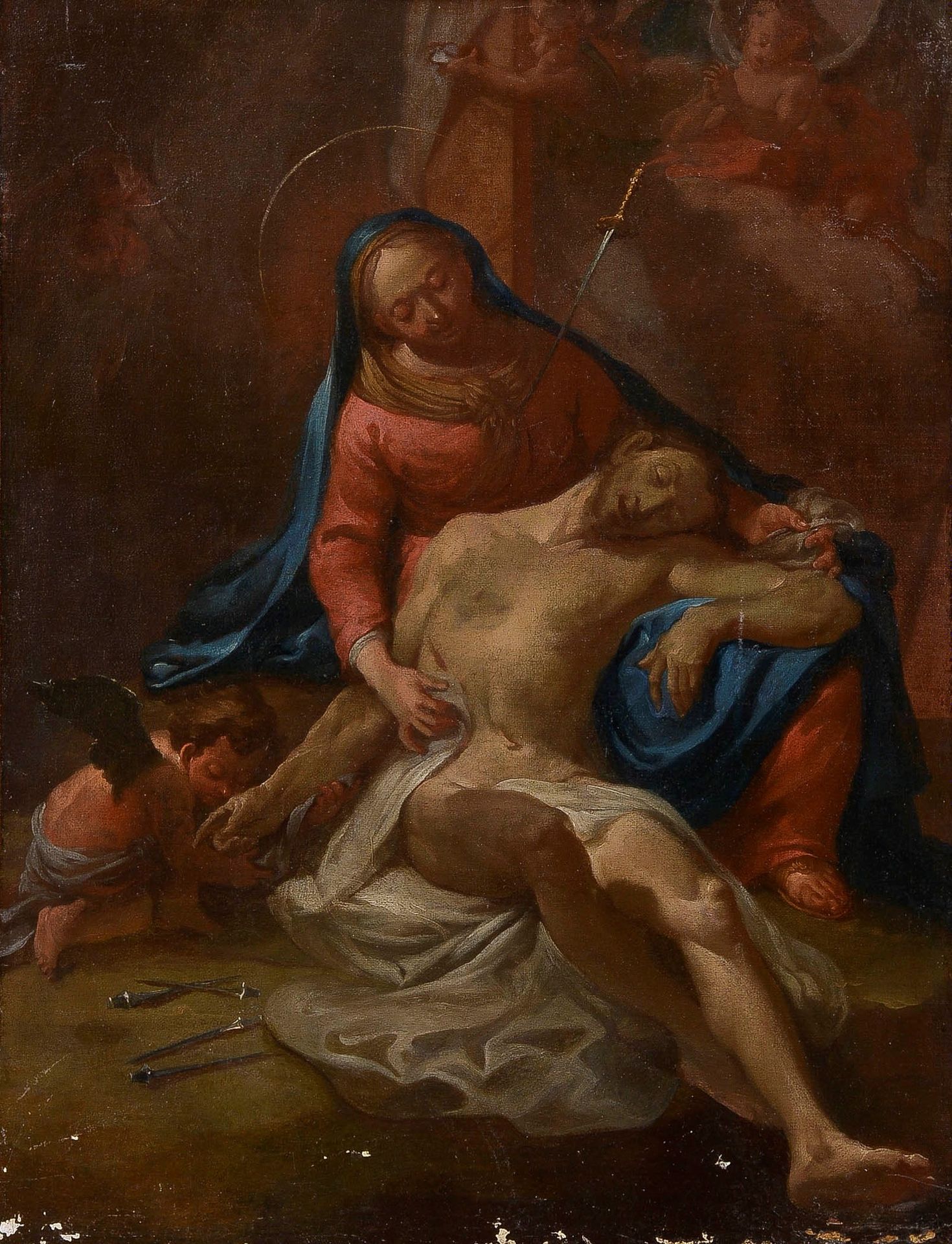 Null Attribuito a Giovanni Camillo SAGRESTANI (1660-1731)

Pietà

Tela

Senza te&hellip;