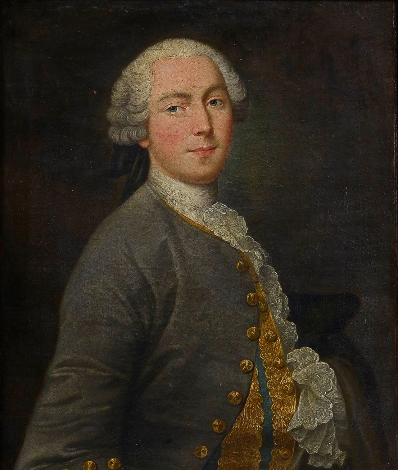 Null 18世纪的法国学校

杰罗姆-特鲁东-德-奥姆斯（1742-1796）的画像

布面油画，在贴在画框上的标签上标明模特的身份

74 x 59,5 c&hellip;
