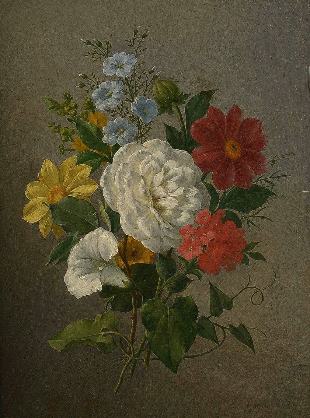 Null Étienne GAYET (1826-1887)

Fleurs sur fond gris, 1874

Huile sur carton, si&hellip;