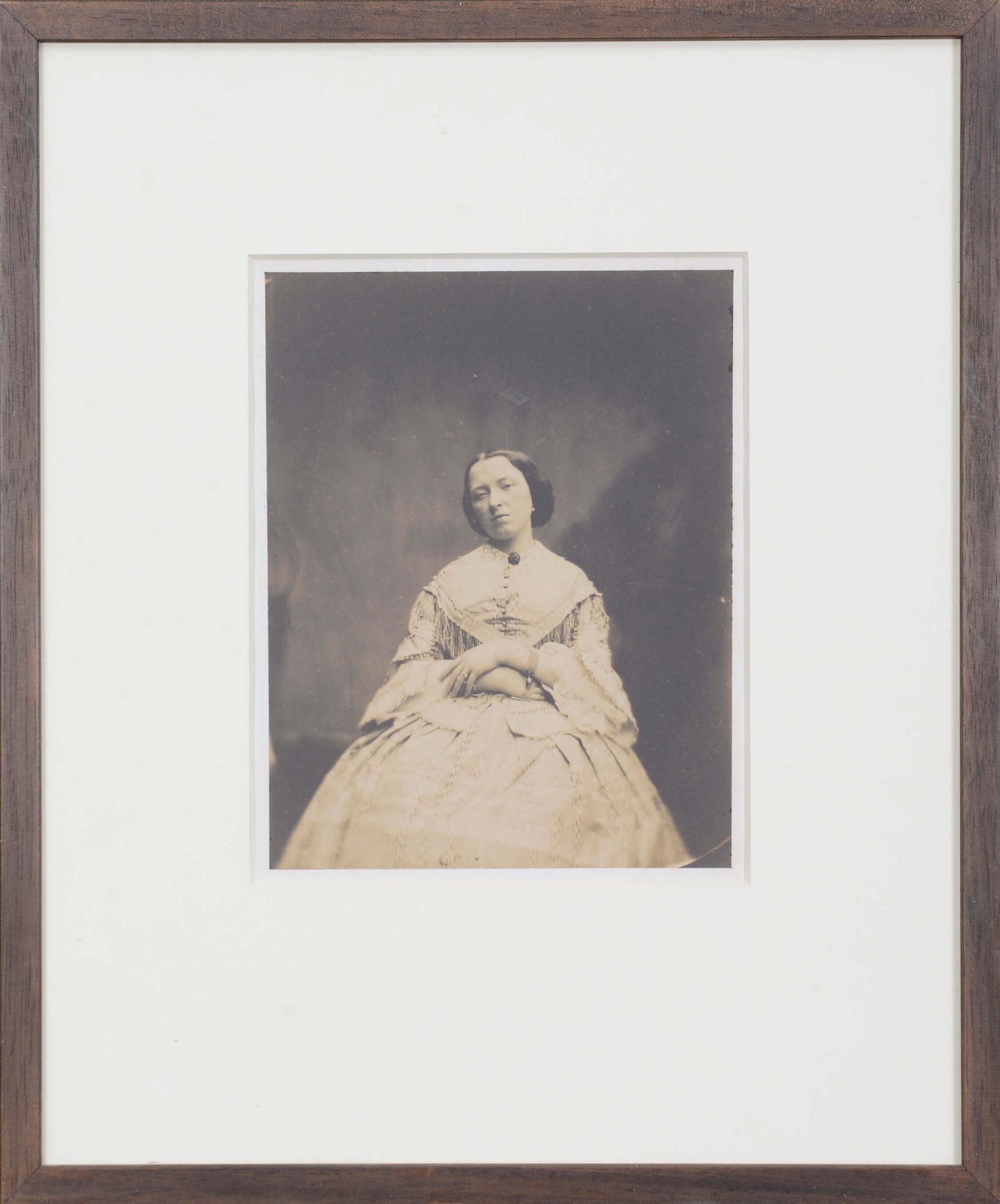 FORTUNÉ JOSEPH PETIOT-GROFFIER (1788-1855) Portrait de femme circa 1852 Tirage a&hellip;