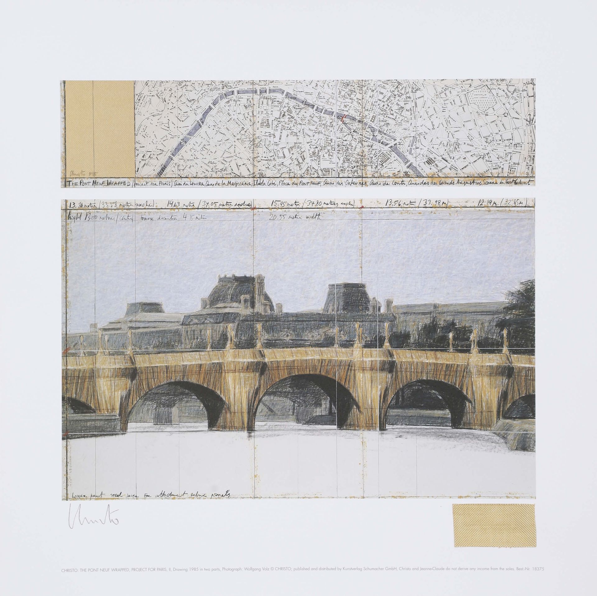 Christo (1935-2010) & Jeanne-Claude (1935-2009) The Pont Neuf wrapped, Project f&hellip;