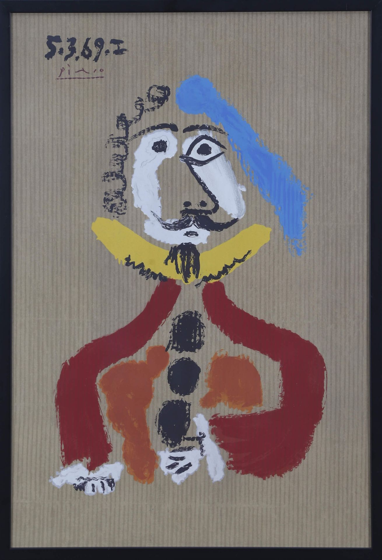 D'aprés Pablo Picasso (1881-1973) Les Portraits imaginaires (5) 1969 Lithographi&hellip;
