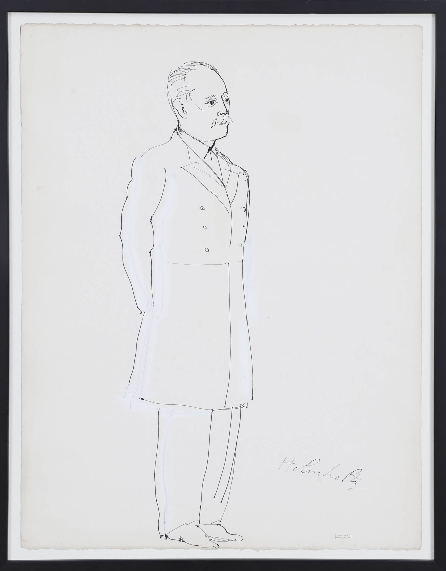 Raoul Dufy (1877-1953) 赫尔曼-冯-亥姆霍兹，《电力仙子》研究，约1937年 纸上印度水墨画，用白色水粉增高，署名 "拉乌尔-杜菲工作室"&hellip;