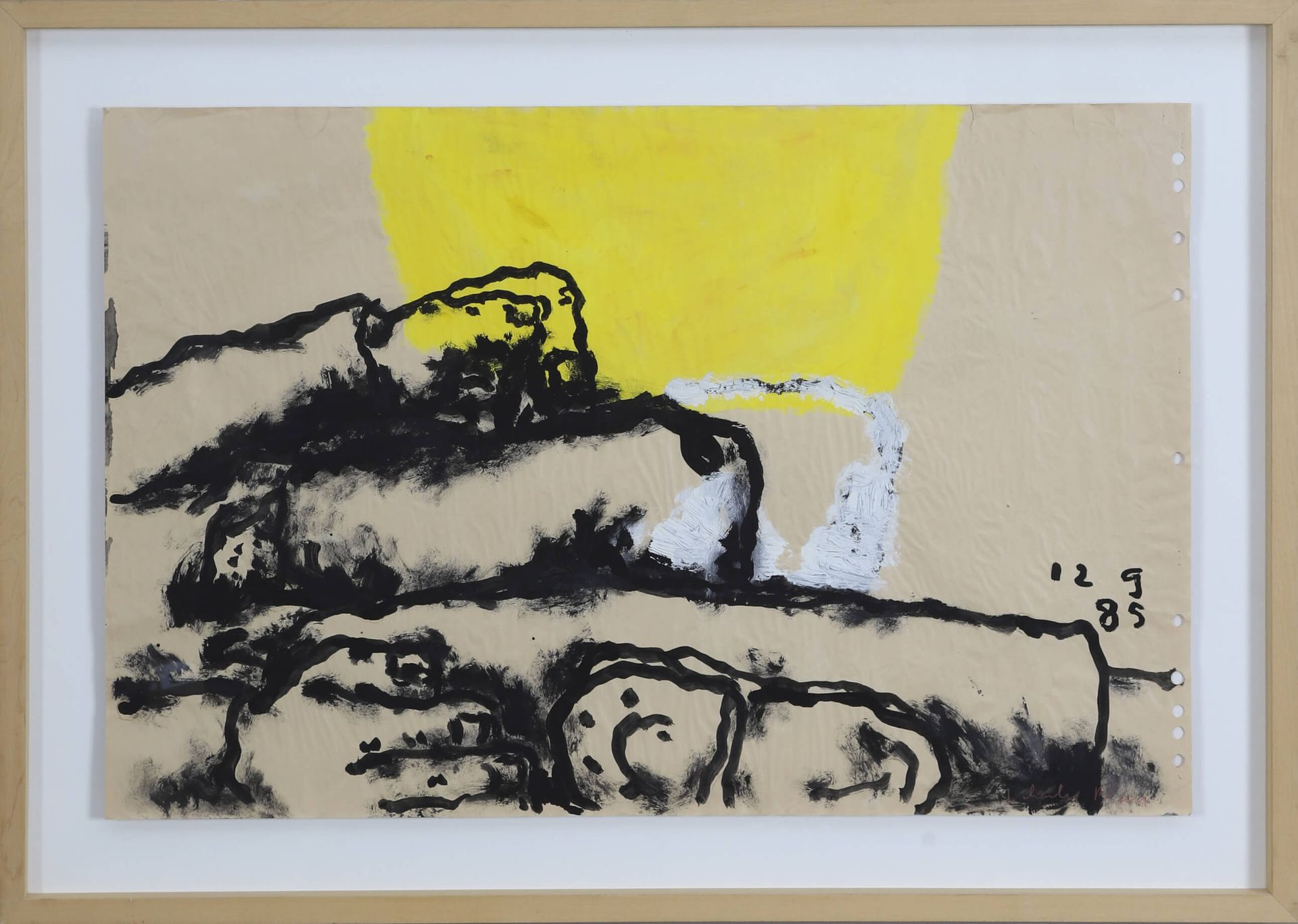 Jean-Charles Blais (né en 1956) Ohne Titel 1985 Gouache auf Papier signiert und &hellip;