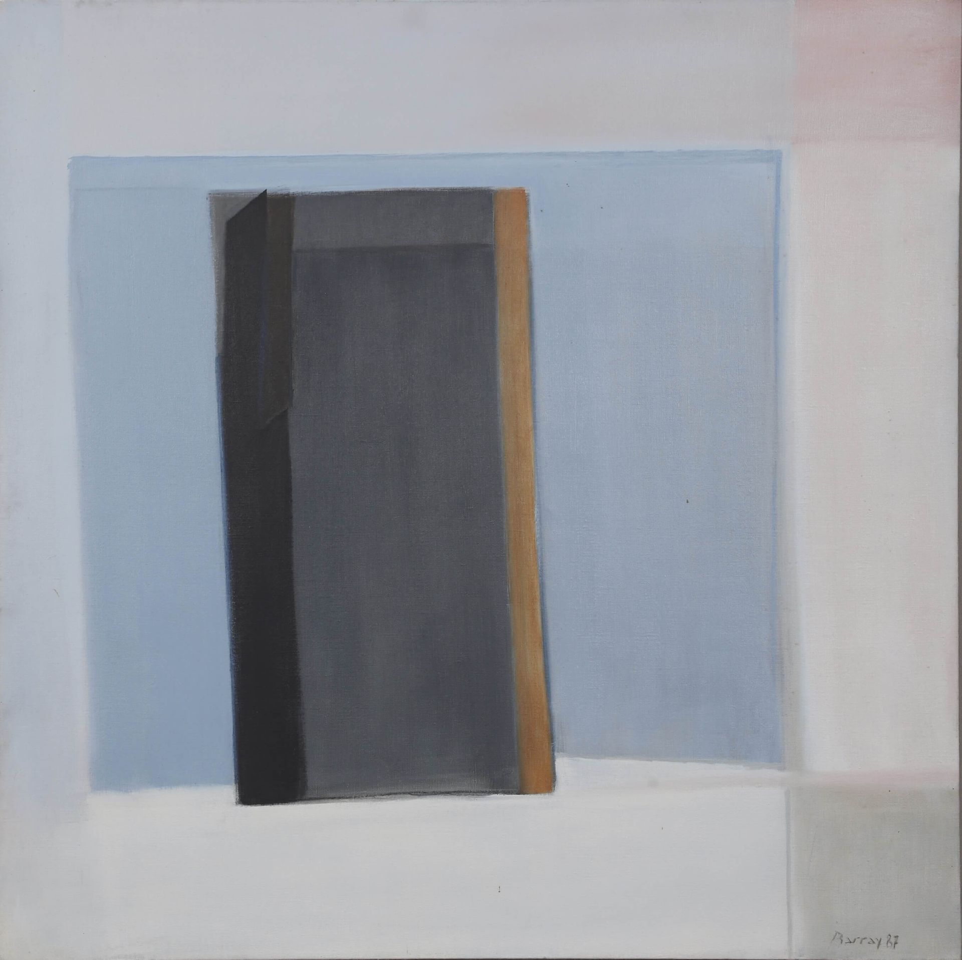 Jean-Paul Barray (1930-2012) 抽象构图 1987 布面油画，右下方有签名和日期 120 x 120 cm