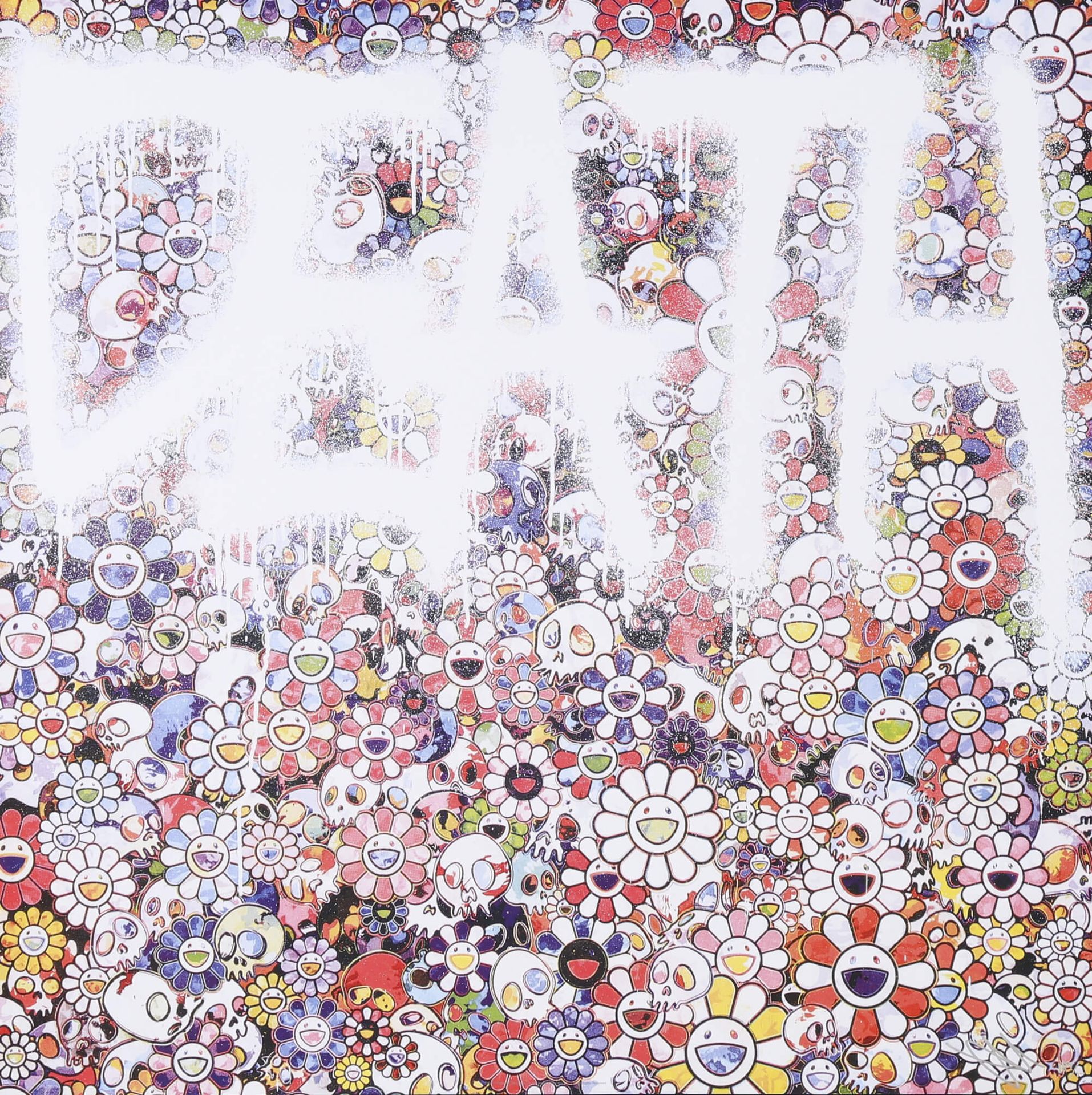 Takashi Murakami (né en 1962) Death flowers 2016 Offset sur papier signé et numé&hellip;