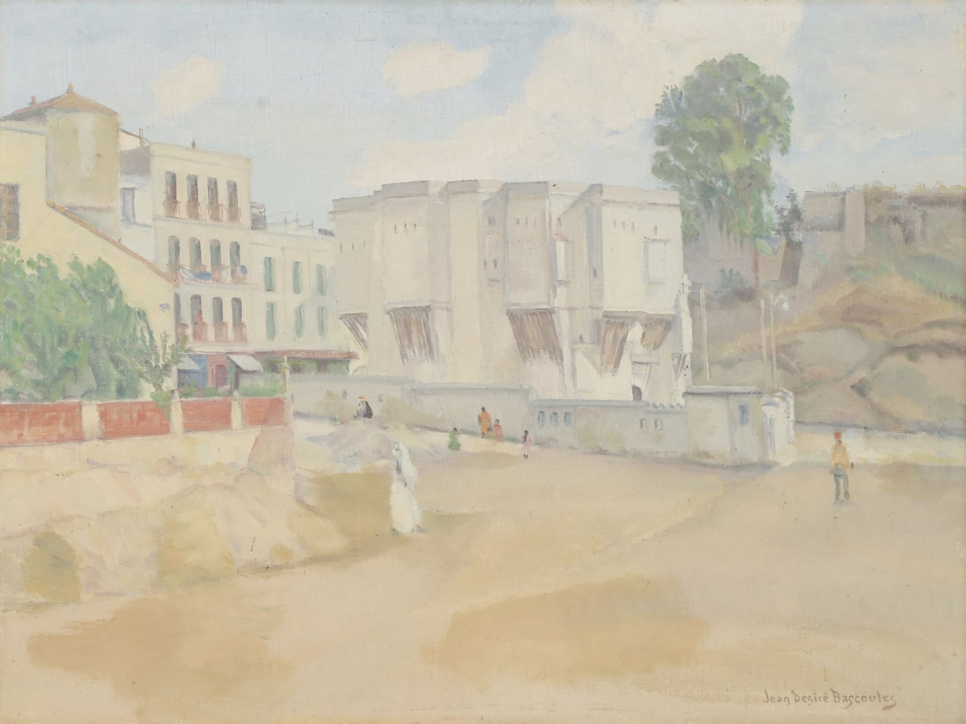 Jean-Désiré Bascoulès (1886-1976) Maison ottomane à Alger
Huile sur toile signée&hellip;
