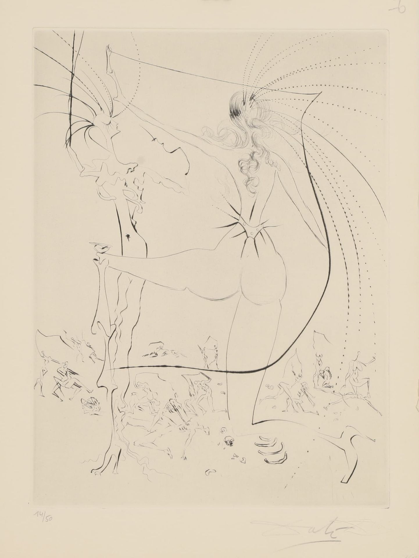 Salvador Dalí (1904-1989) Venus aux fourrures [15+1 gravures] circa 1969 Ensembl&hellip;