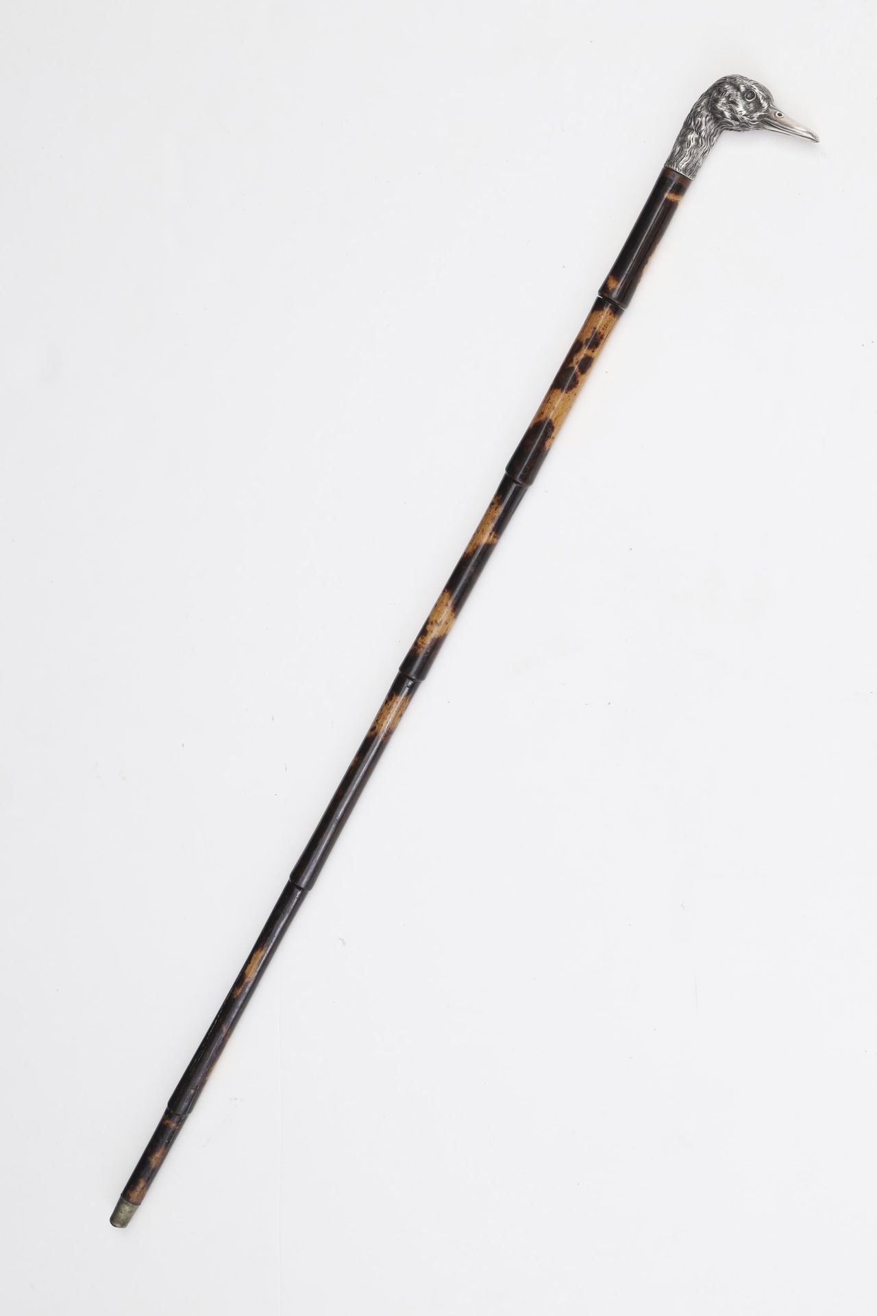Null Bastón espada con sistema El pomo de bronce plateado en forma de cabeza de &hellip;