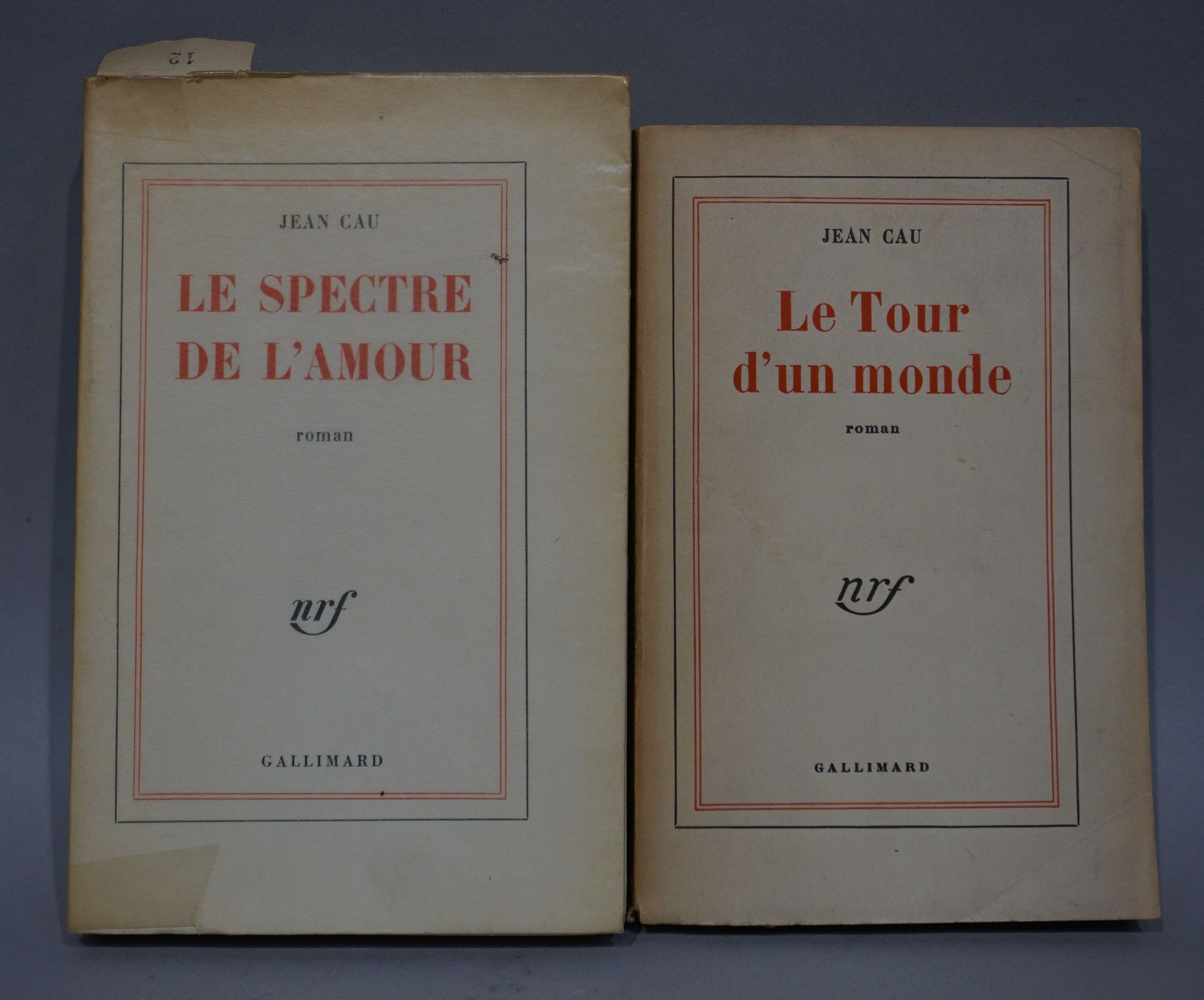 Null CAU (Jean). Le spectre de l'amour. Paris, Gallimard, 1968, in-8, br. Cover.&hellip;