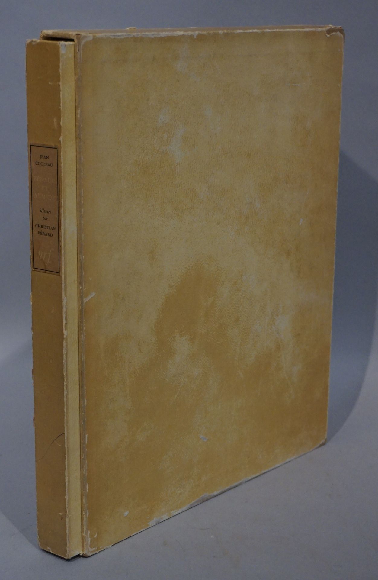 Null 柯克托-贝拉尔（基督教）。雷瑙德和阿米德。Paris, NRF, 1945, in-4, br. Cover ill. Folder and case&hellip;