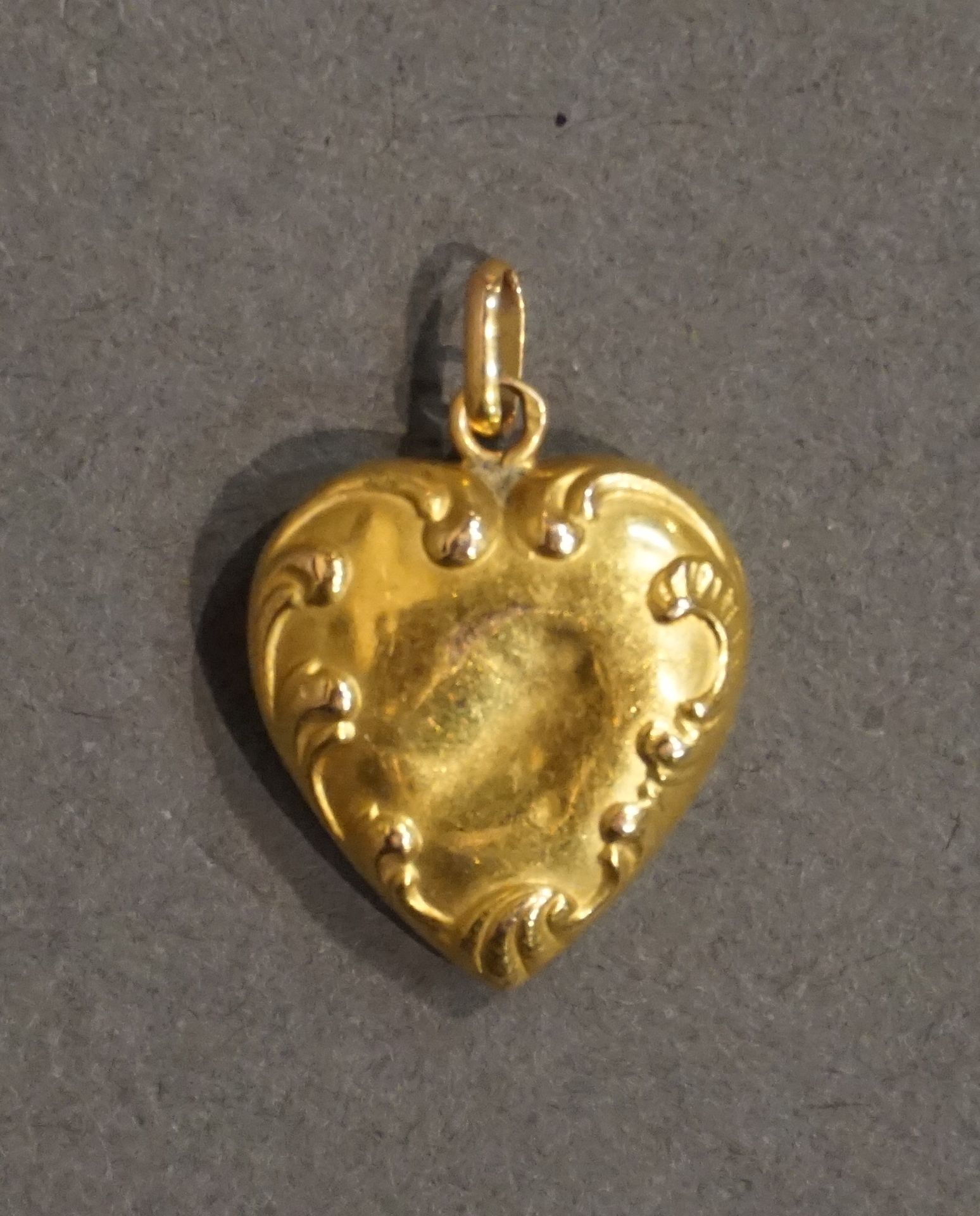 Pendentif Herz als Anhänger aus Gold (1gr)