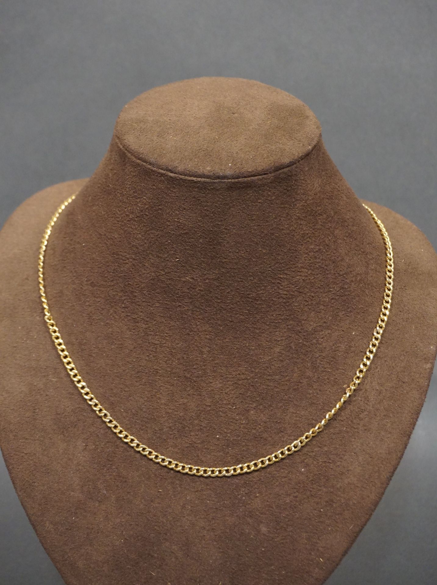 Chaine Large gold chain ( 27 grs), (L: 62 cm)