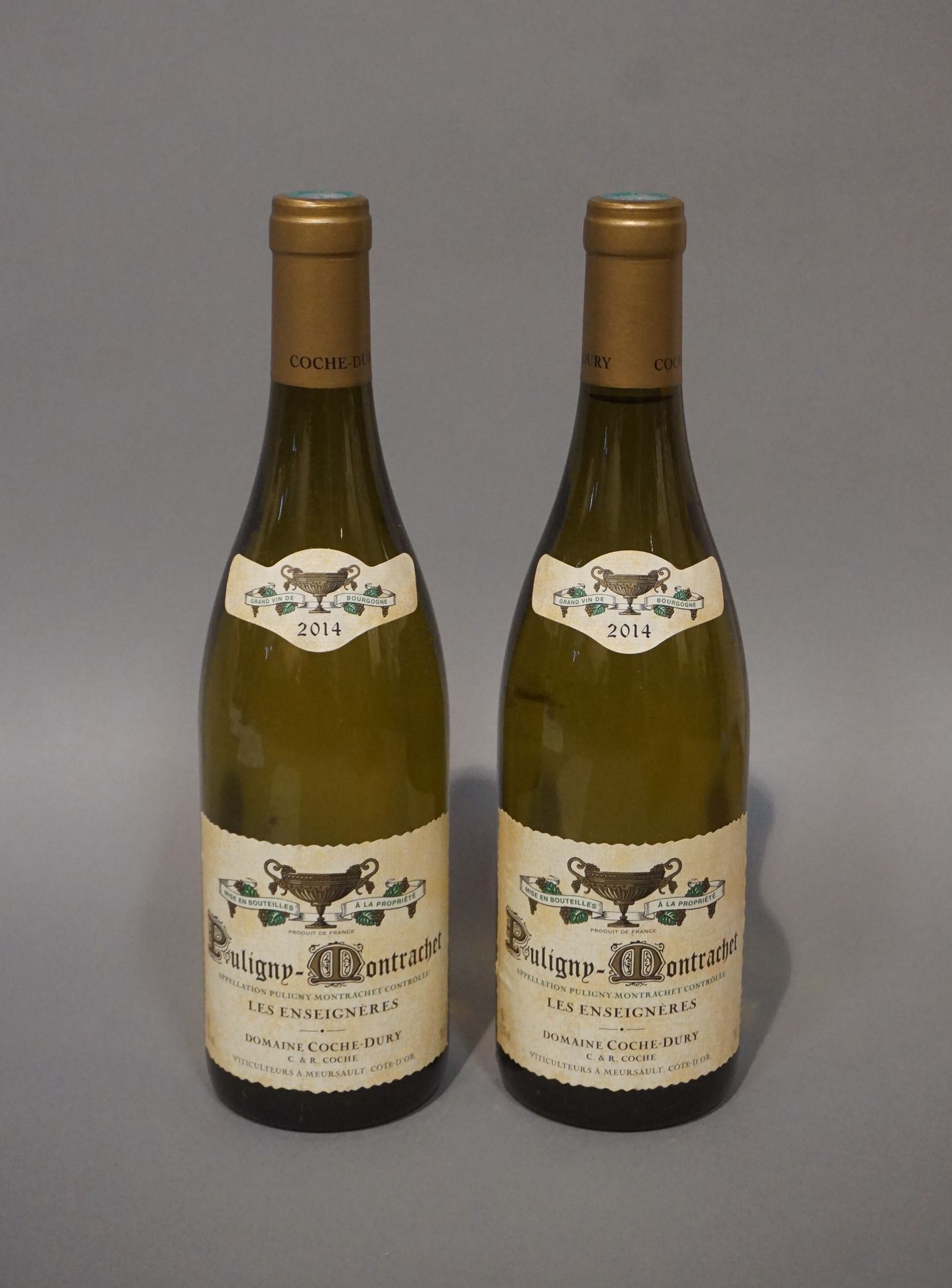 Null 2 bouteilles PULIGNY-MONTRACHET "Les Enseignères", Domaine Coche-Dury 2014