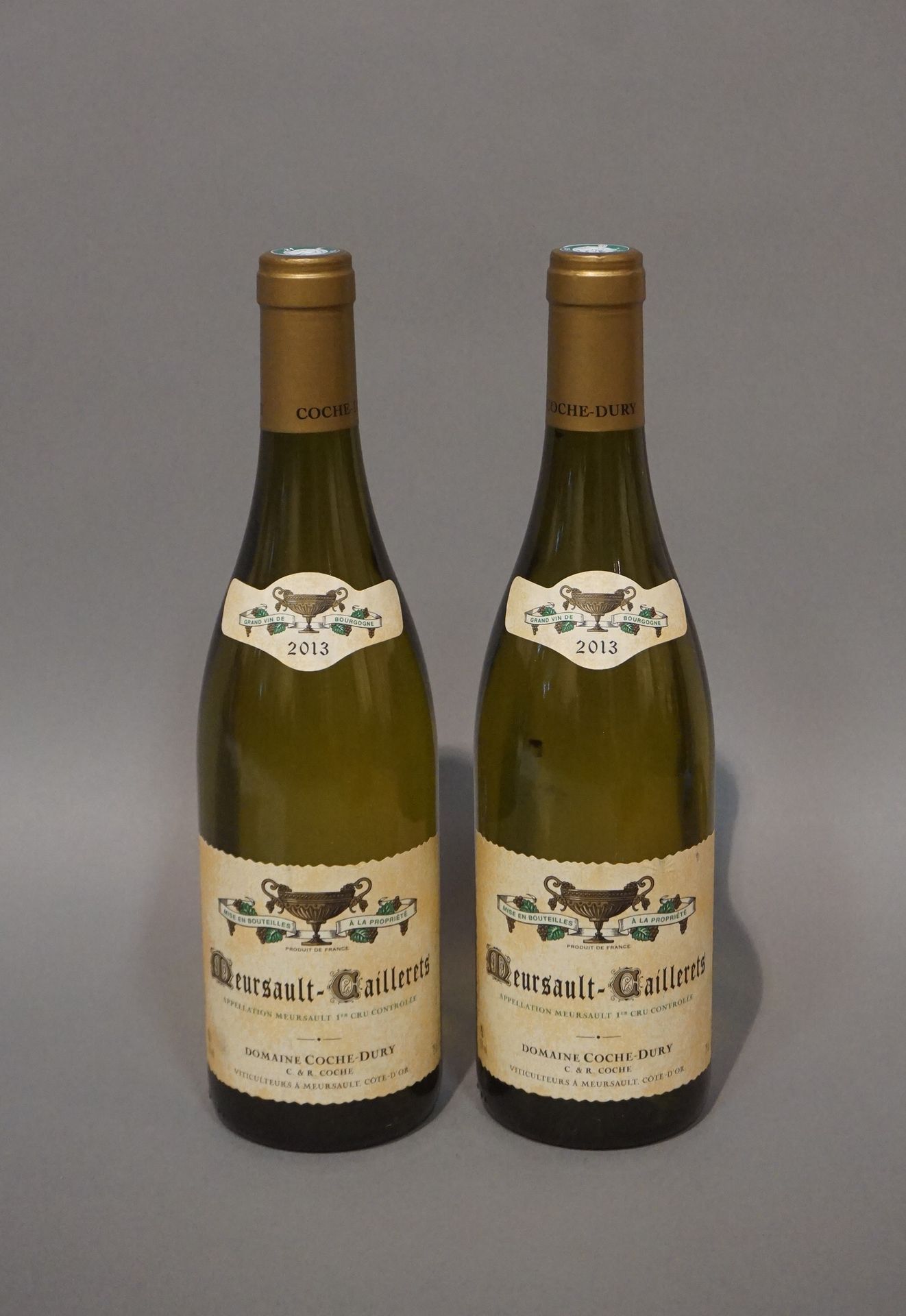 Null 2 bottles MEURSAULT "Caillerets 1er cru", Domaine Coche-Dury 2013