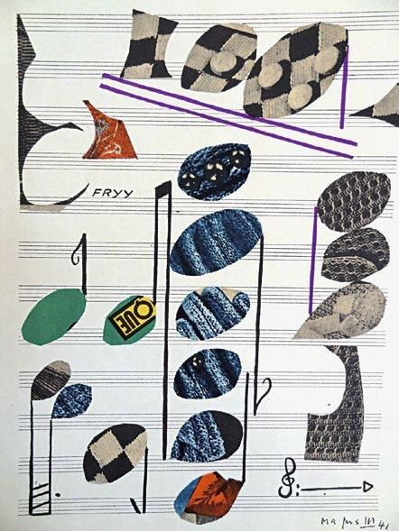 MAGNELLI Alberto (1888-1971) Symphonie Ensemble de cinq lithographies originales&hellip;