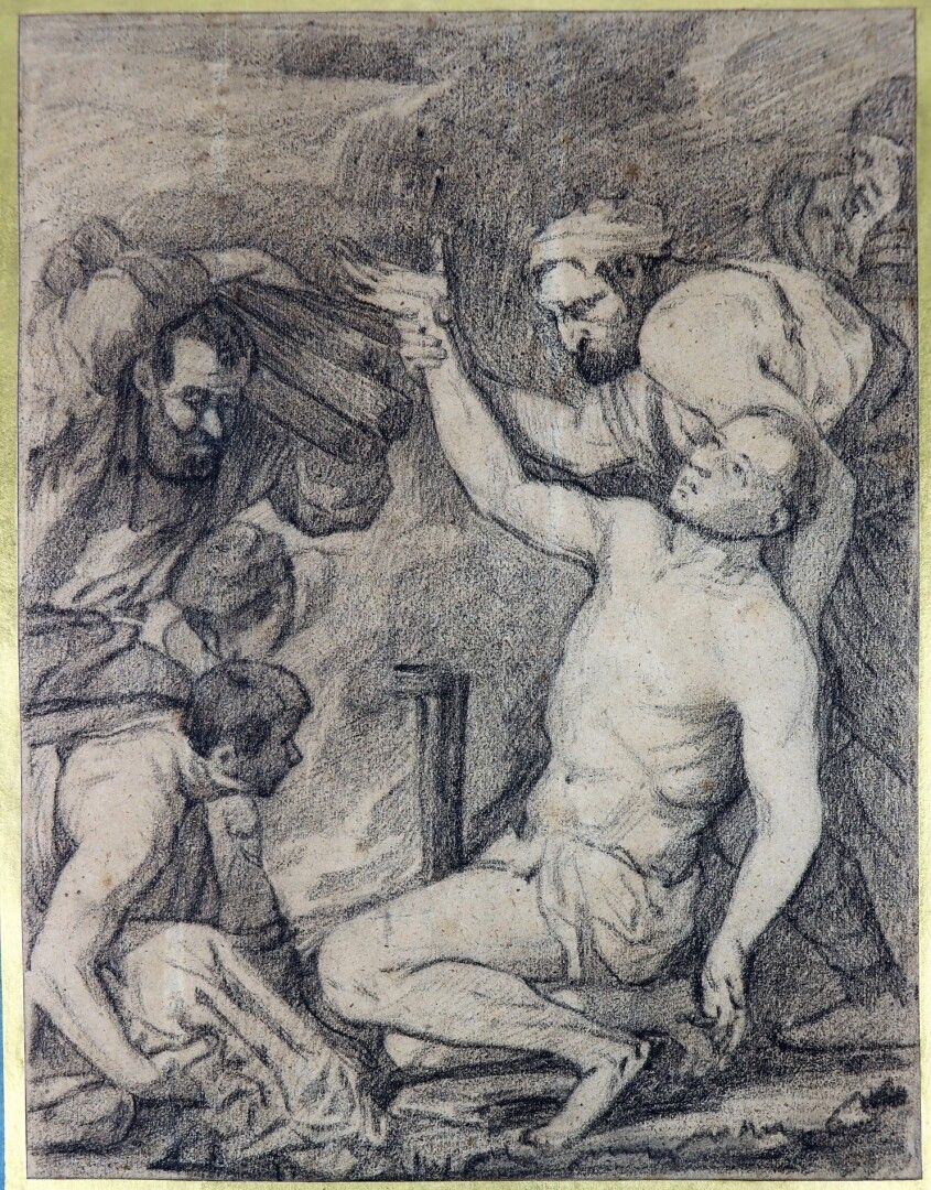 Null Auguste JEANRON (1808-1877), attribué à.

Scène de martyre

Crayon noir

25&hellip;