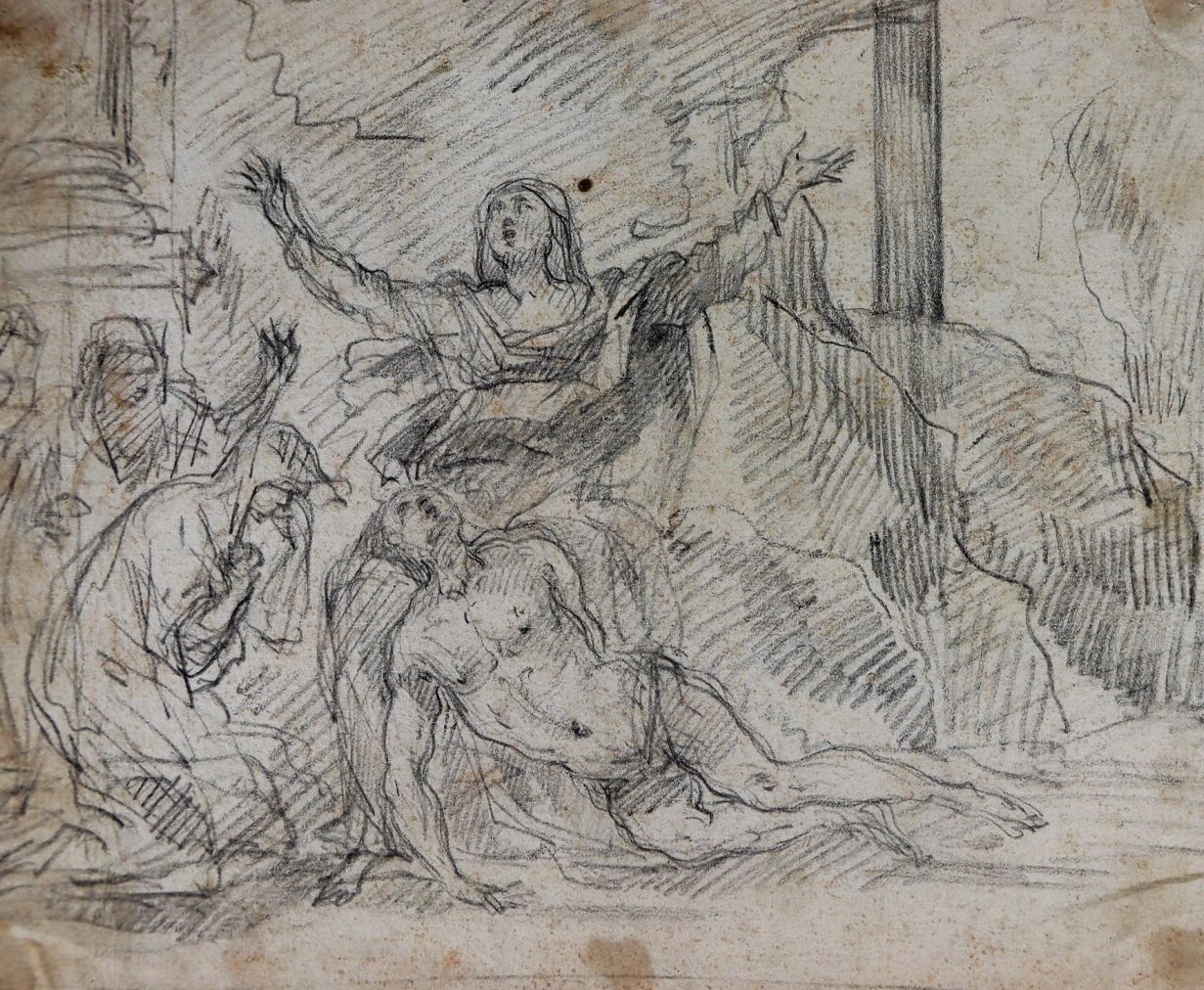 Null Ecole française du XVIIème siècle.

Déploration sur le Christ mort.

Saint &hellip;