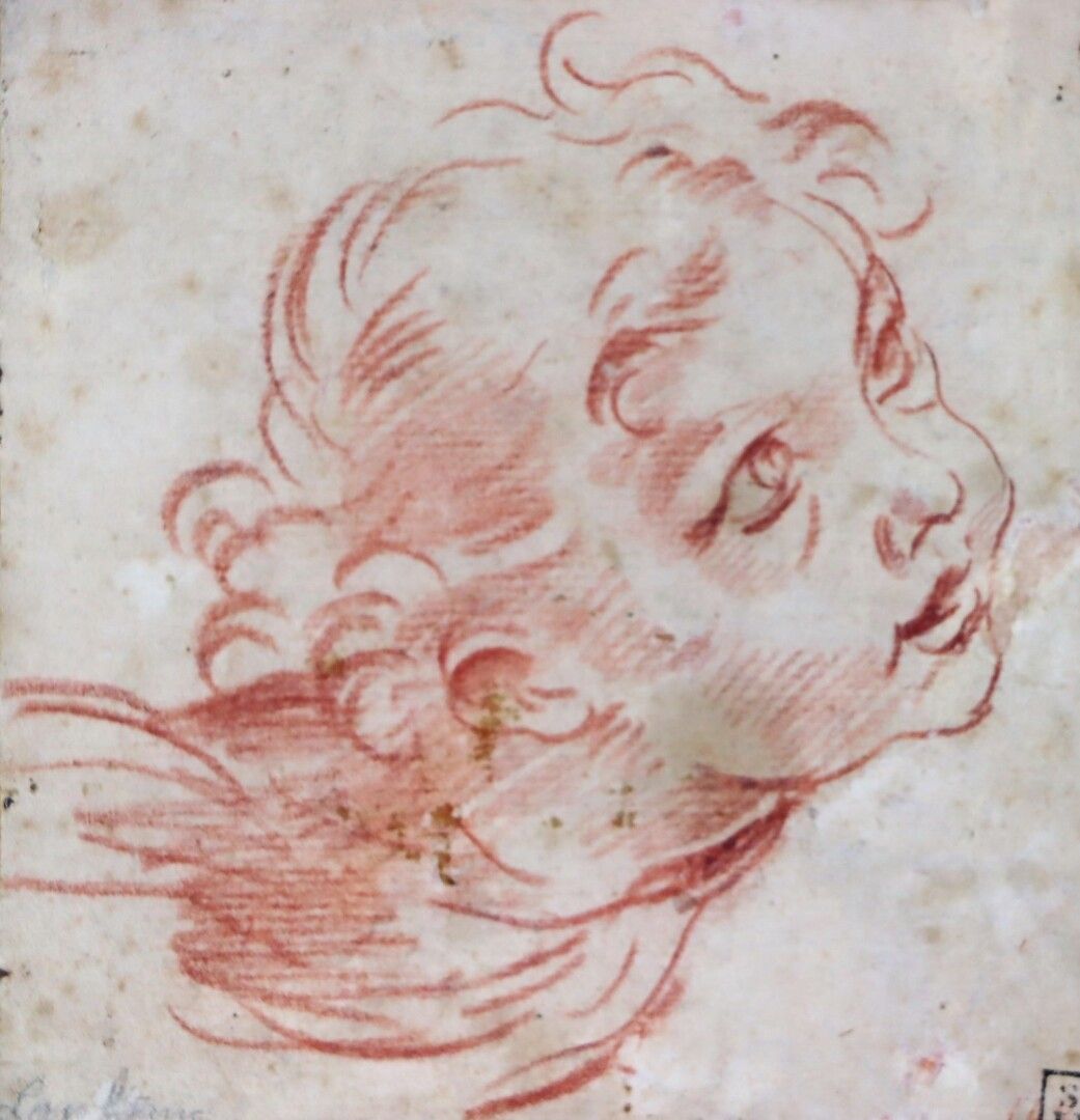 Null 十七世纪的意大利学校

一个年轻人的头

三毛

12,9 x 12,5 cm

左下角用黑色铅笔注有 "Lanfranc "字样。在旧支架上刻有 "&hellip;