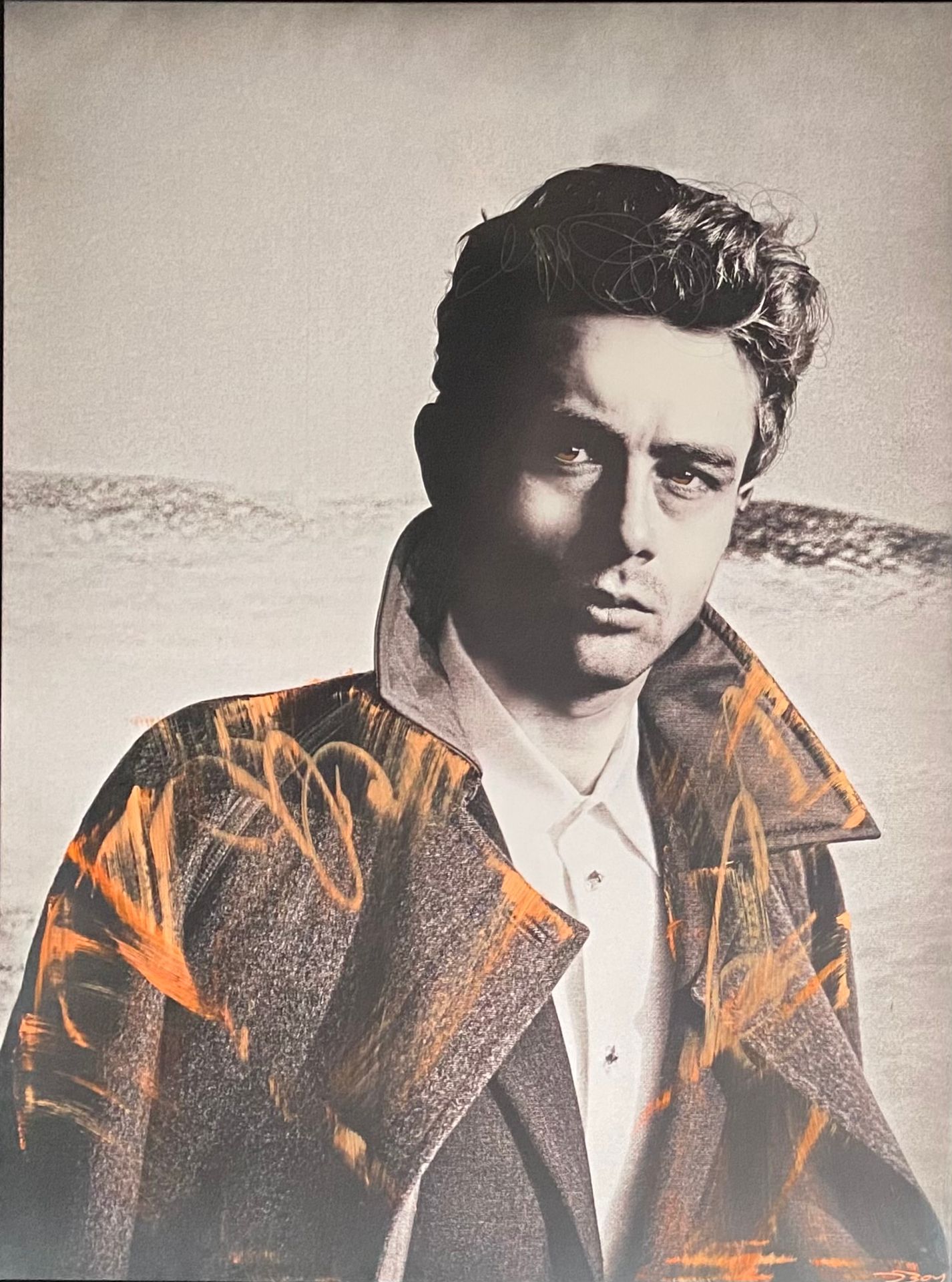 DILLON BOY James Dean. Acrylic on canvas. Signed. Signed on the back and numbere&hellip;