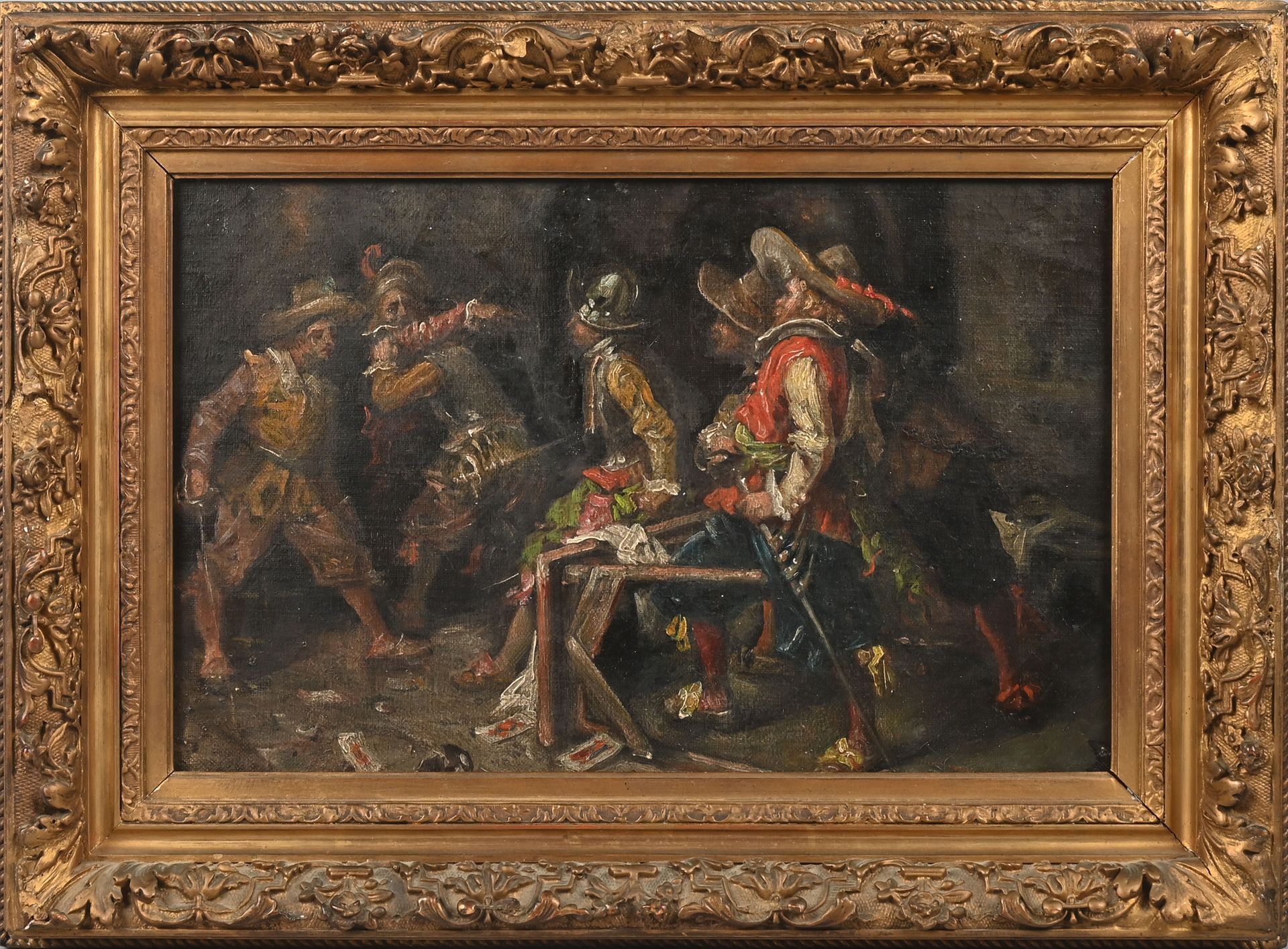 Null DIONET ? - School of the XIXth century
The Rixe
Oil on canvas
Wooden frame &hellip;