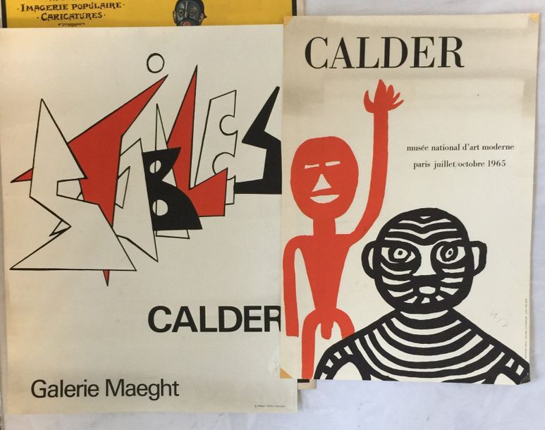 CALDER (D'APRÈS) Musée National d'Art Moderne 1965 et Galerie Maeght.
Deux affic&hellip;
