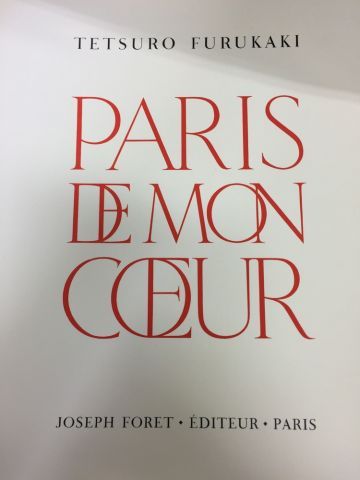 Null Tetsuro Furukaki. Paris de mon cœur. Joseph Foret éditeur Paris, 1961. Exem&hellip;