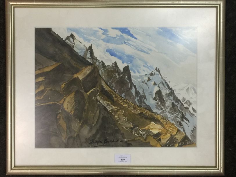 Null Jacques BOURDIER (20th century)


The needles of Chamonix


Watercolour, si&hellip;