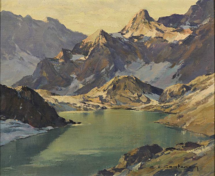 Null Charles Henri CONTENCIN (1898-1955)


Lake in Chamrousse


Oil on canvas, s&hellip;