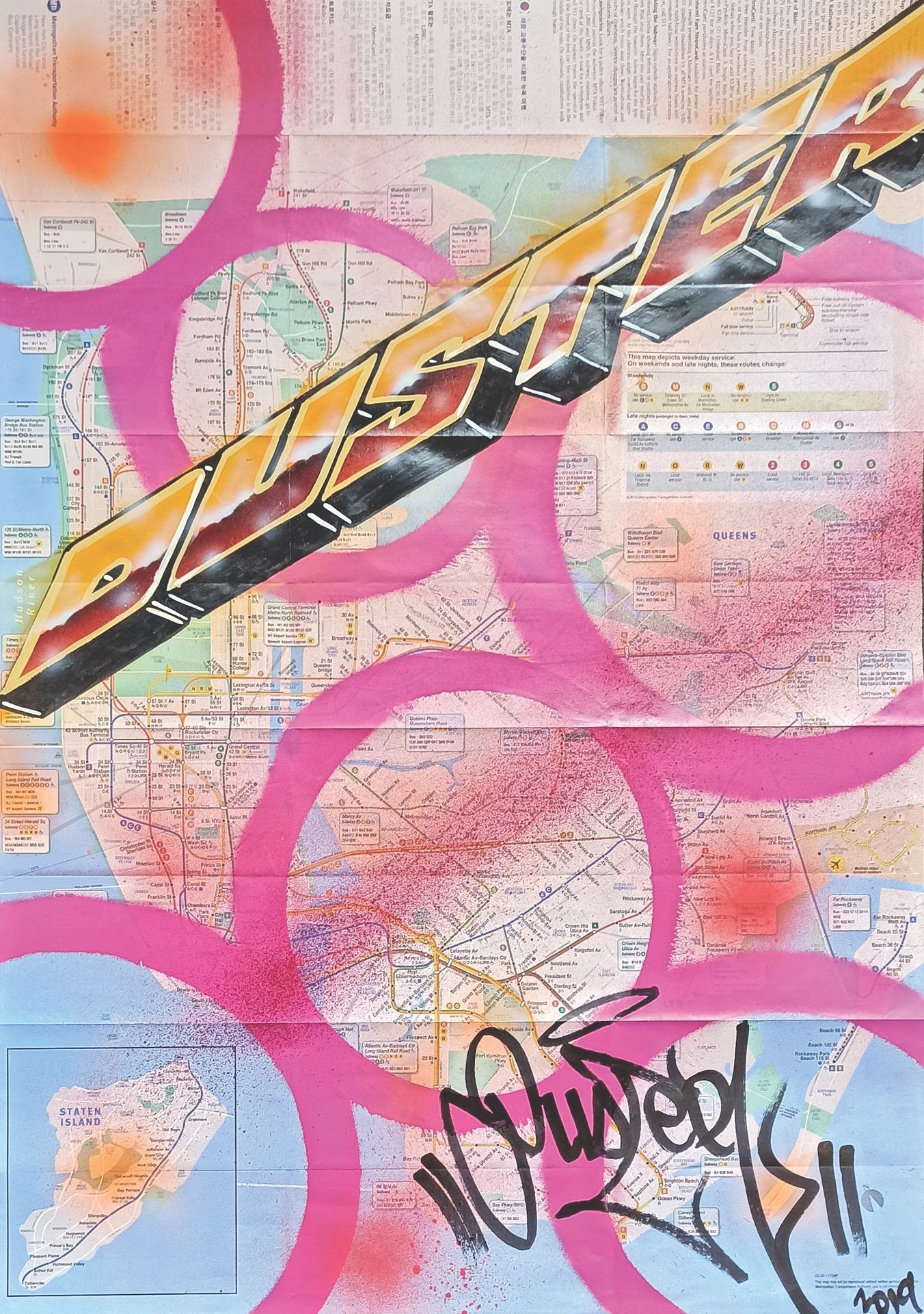 Null DUSTER (1964)

Windenjagd

Gemischte Medien auf NYC U-Bahn-Karte

Signiert &hellip;