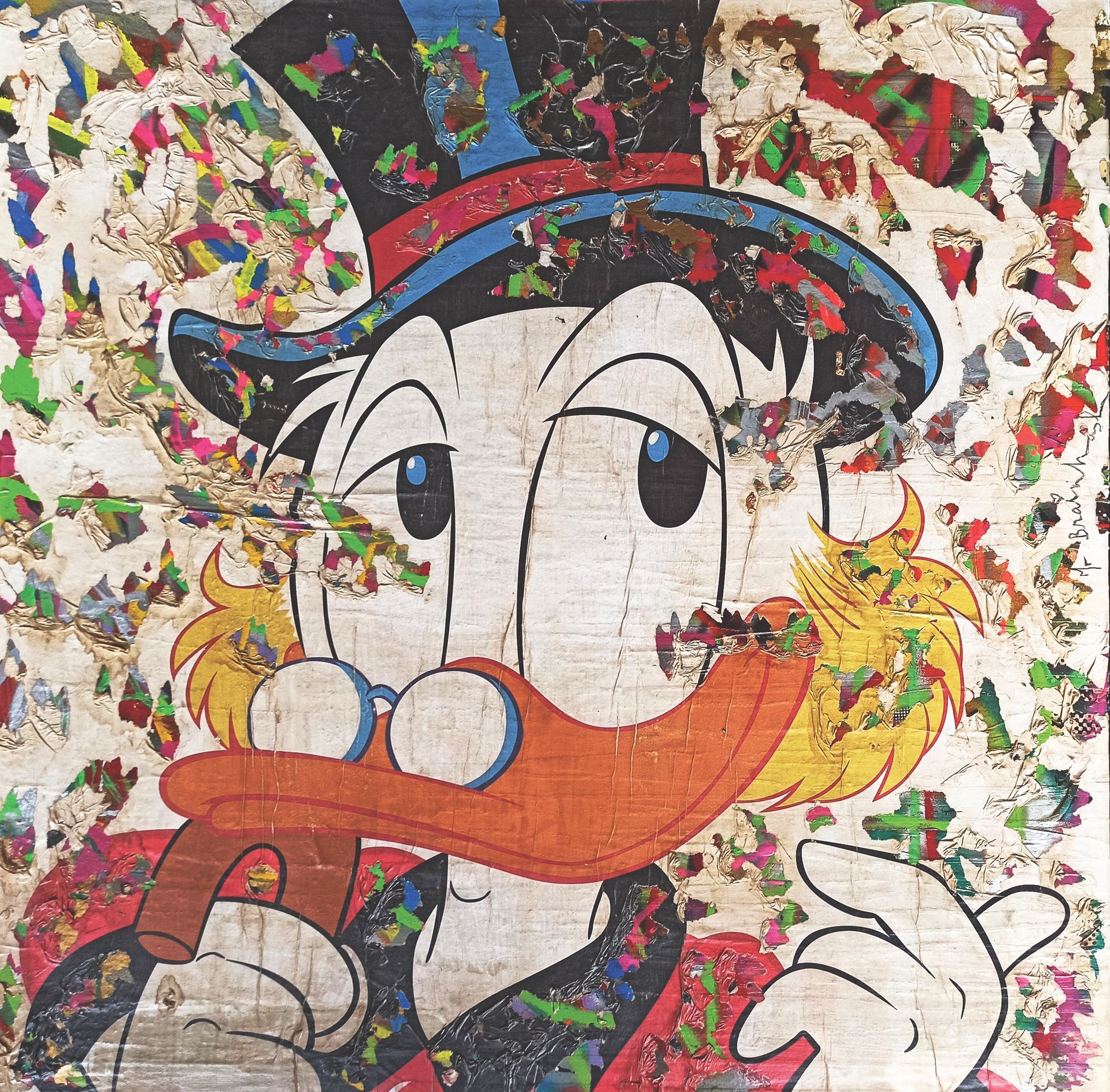 Null MR. BRAINWASH (1966)

Scrooge

Mixed media on canvas

Signed on the middle &hellip;