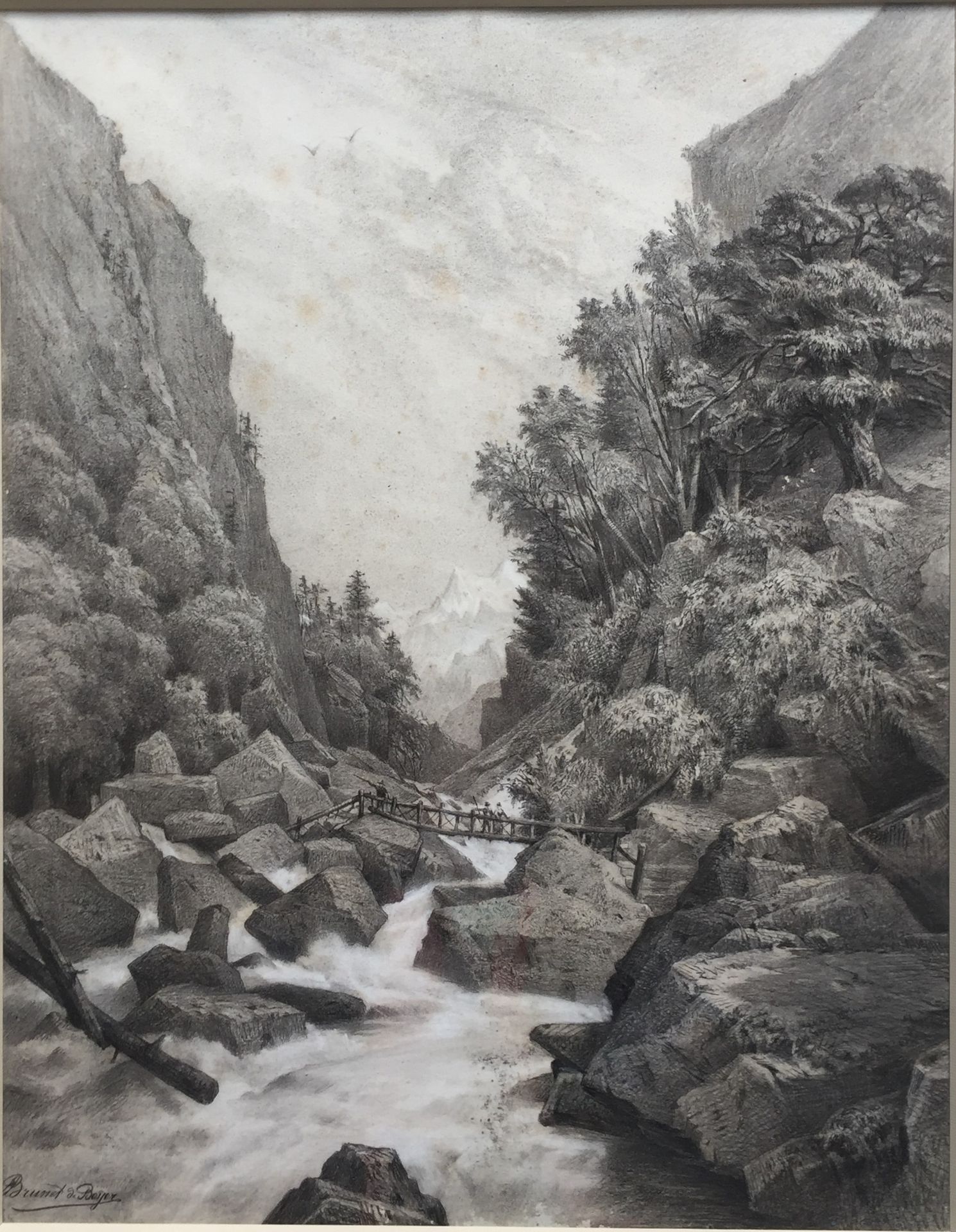 Null Antoine Napoléon BRUNET DE BOYER (XIX)

Passage du torrent en montagne

Fus&hellip;