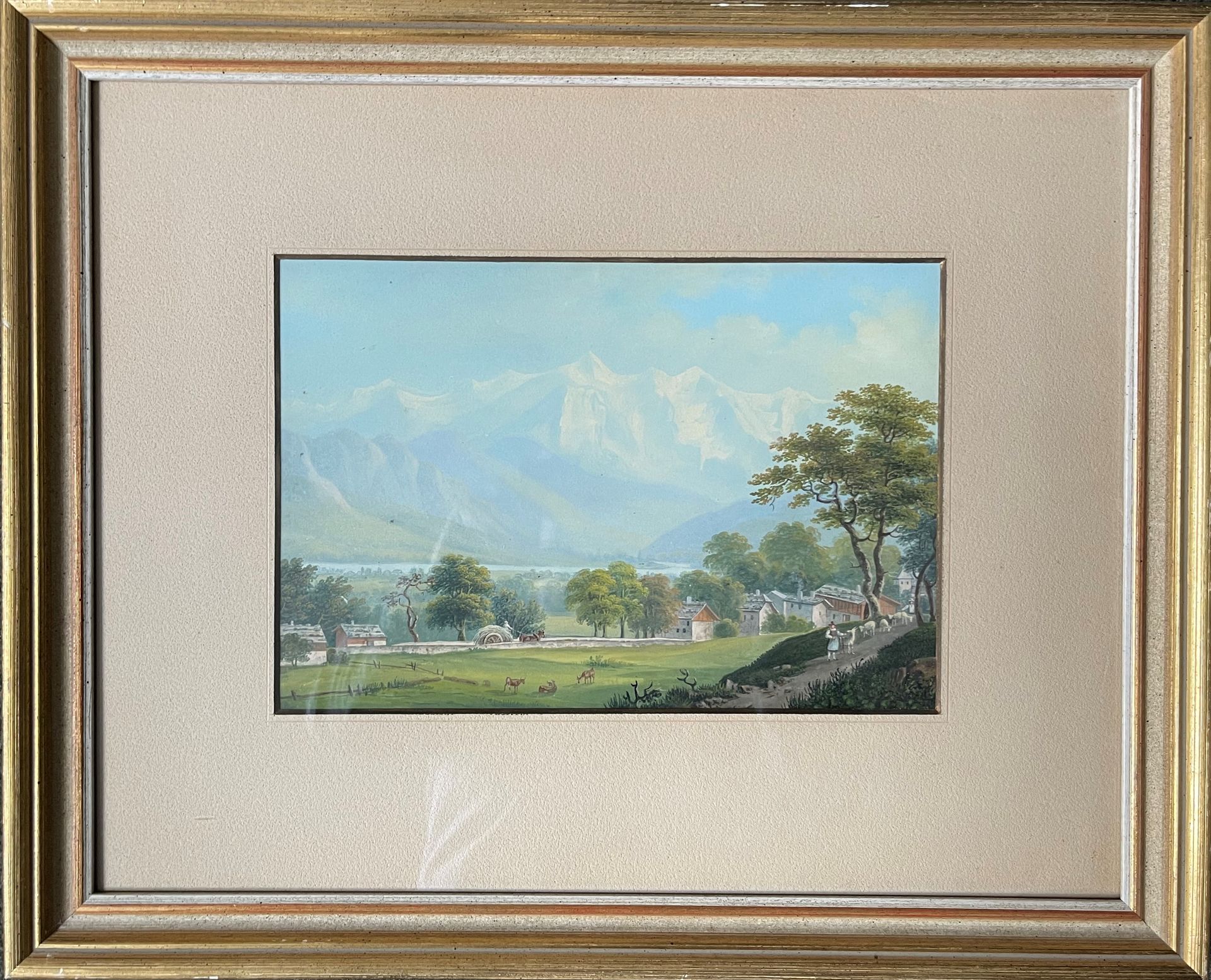 Null Johann Ludwig BLEULER (1792-1850)

Der Mont-Blanc von Sallanches aus.

Goua&hellip;