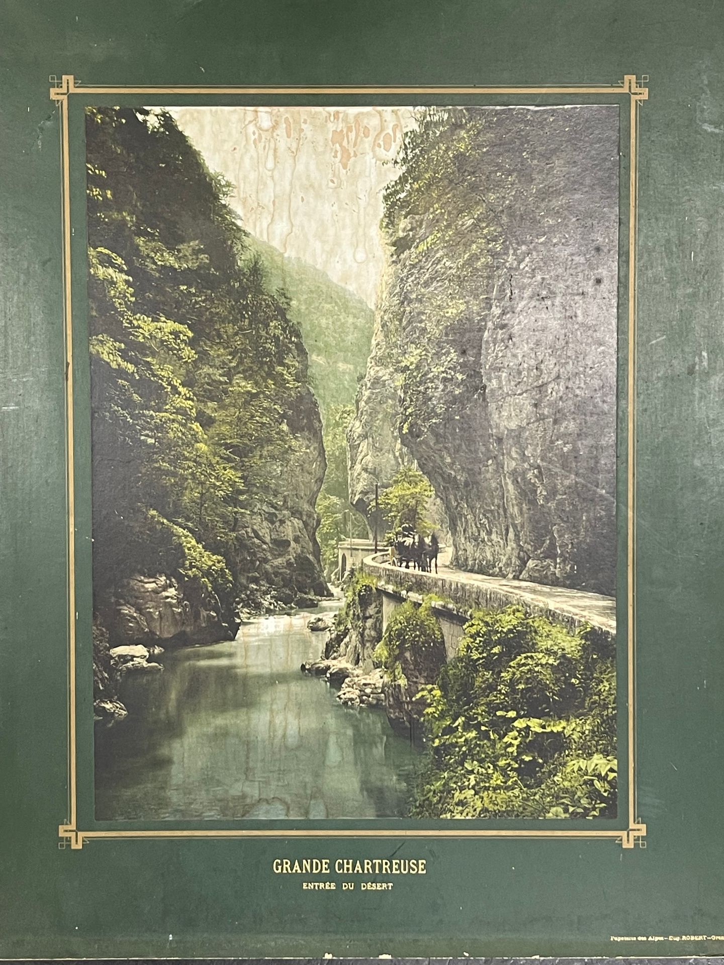 Null Chamonix und der Mont Blanc.

- Silberabzug (um 1900).

Titel auf der Monta&hellip;