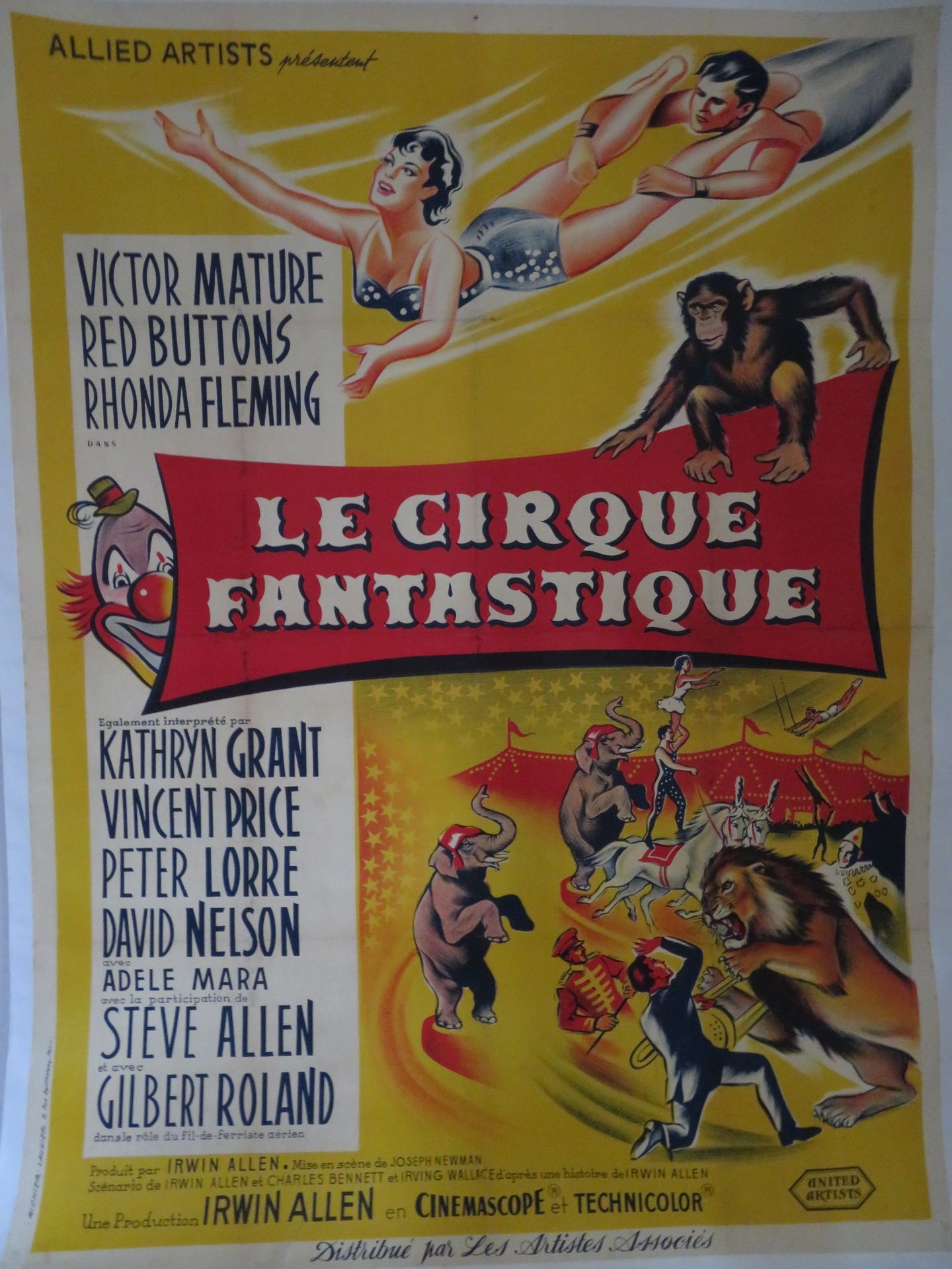Null " LE CIRQUE FANTASTIQUE " (1959) von Joseph NEWMAN mit Victor Mature, Rhond&hellip;