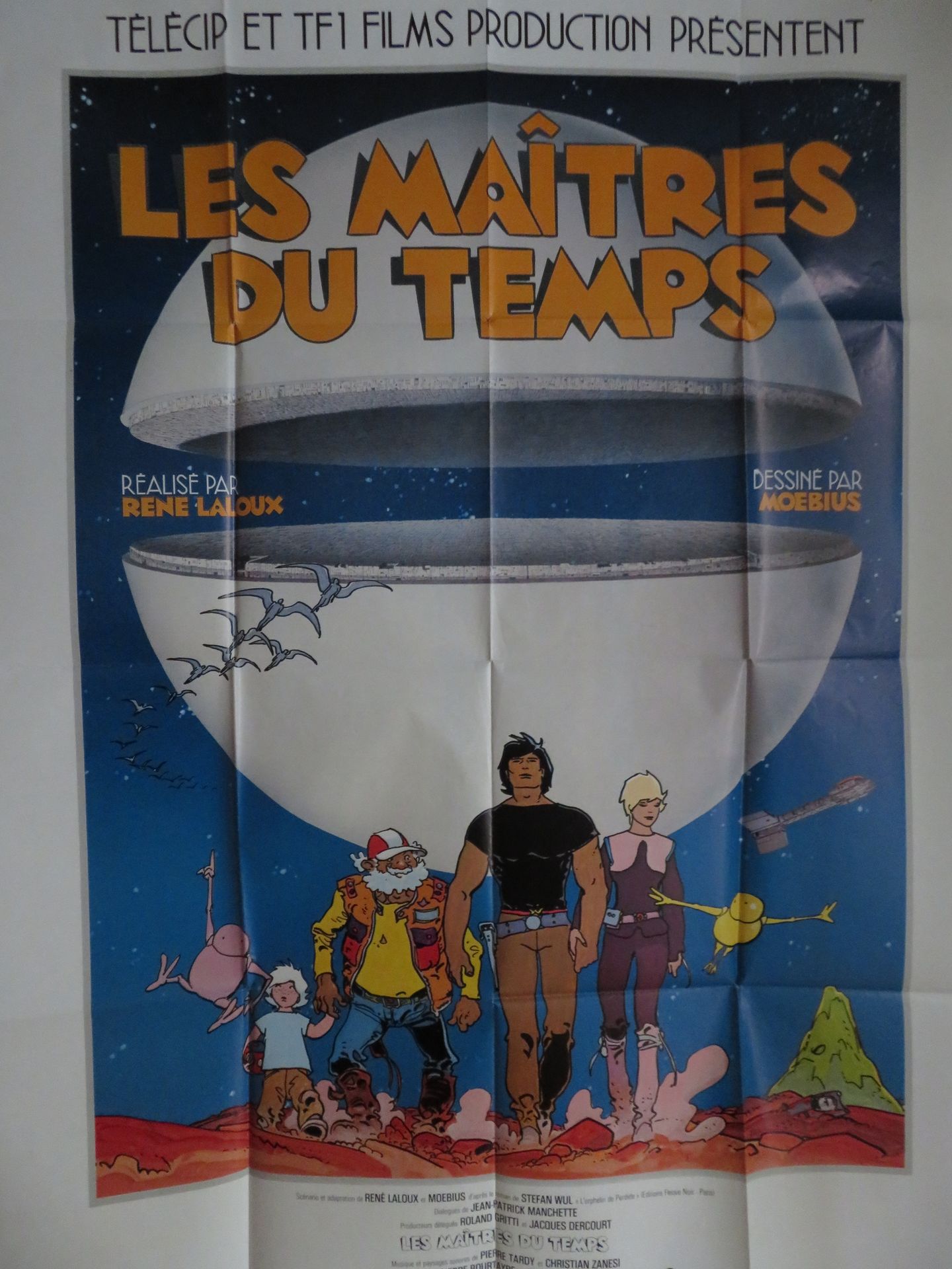 Null "LES MAÎTRES DU TEMPS" (1982) 由René LALOUX导演的奇幻动画电影 - MOEBIUS的绘画 - 海报120x16&hellip;