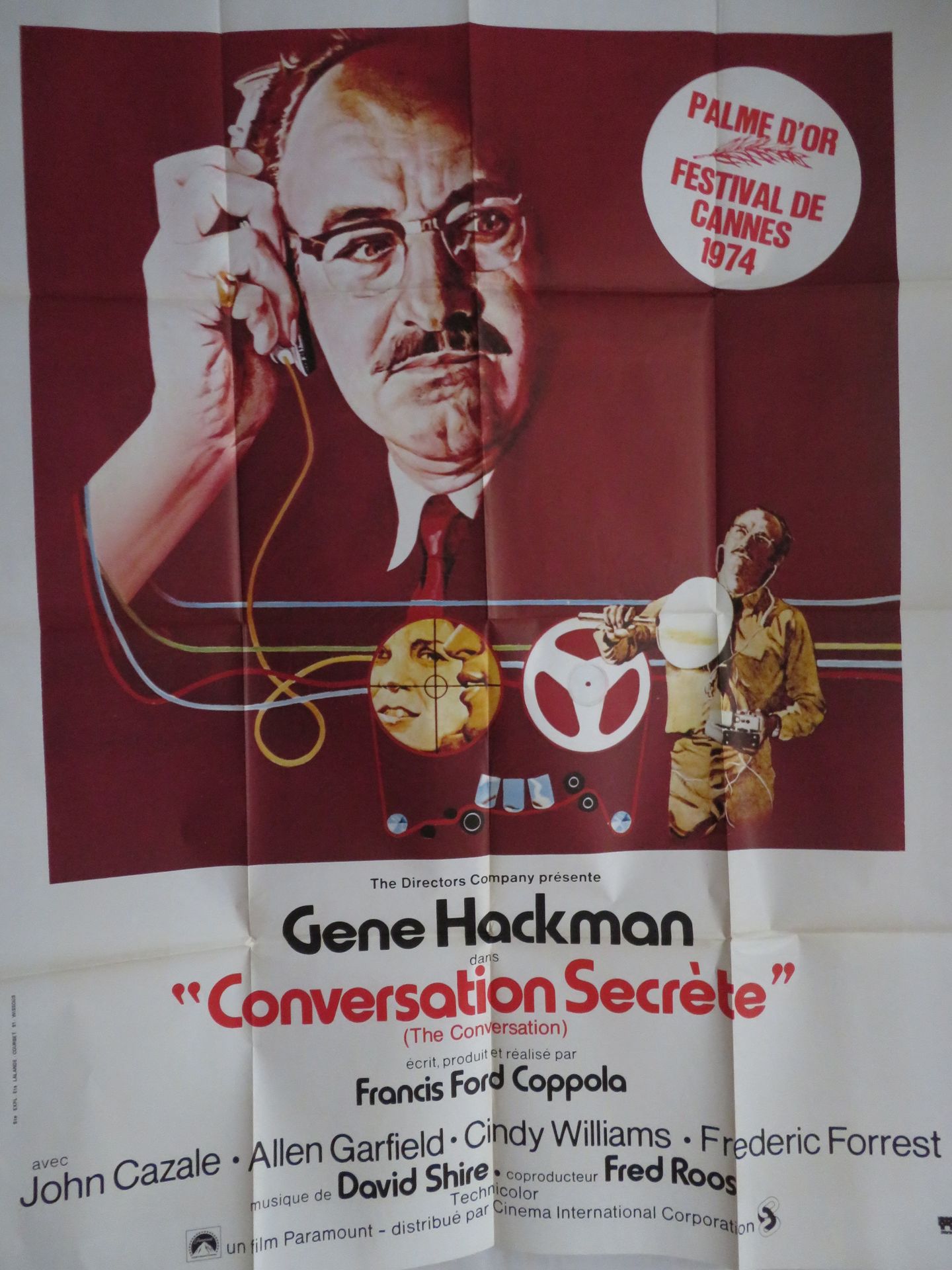 Null "SECRET CONVERSATION" (1974) by Francis Ford COPPOLA with Gene Hackman , Fr&hellip;
