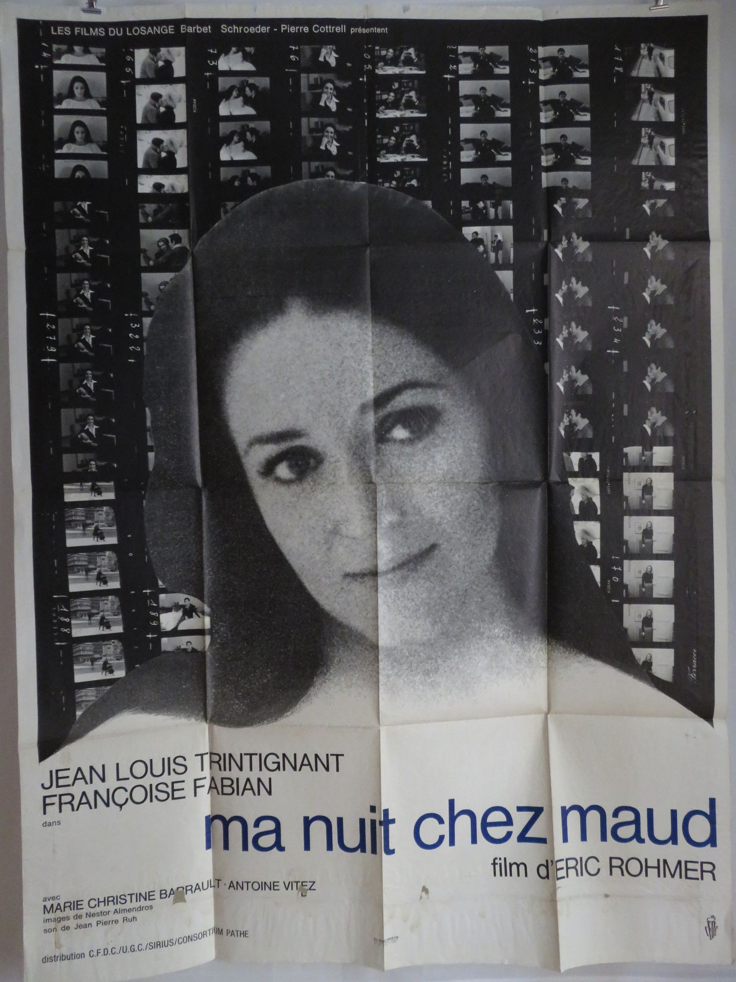 Null "MA NUIT CHEZ MAUDE" (1969) by Eric ROHMER with Françoise Fabian, Jean Loui&hellip;