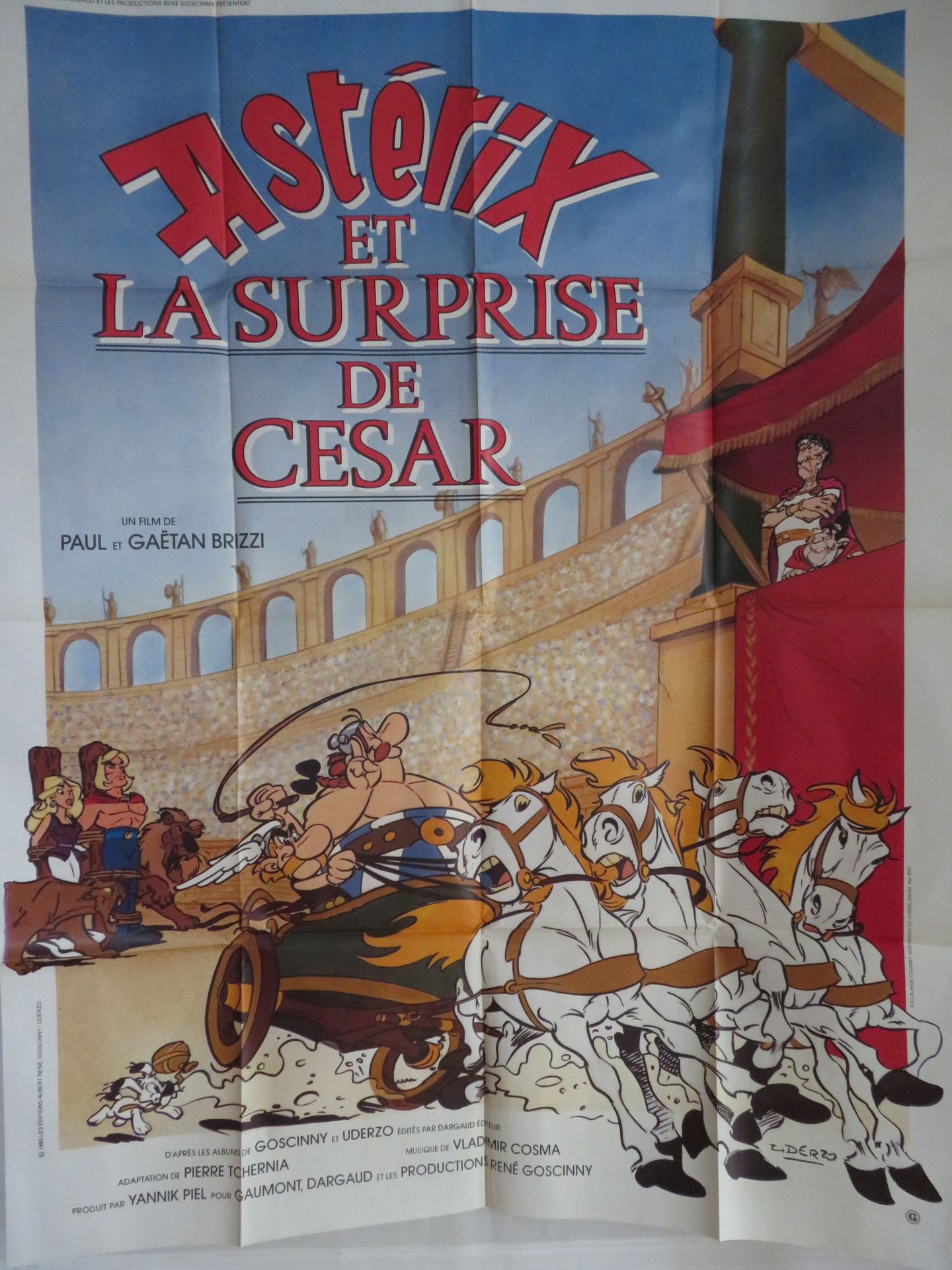 Null "ASTERIX AND THE SURPRISE OF CESAR" (1985) by Paul and Gaétan BRIZZI - afte&hellip;
