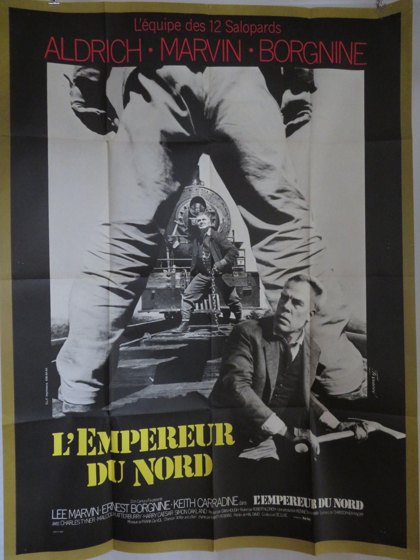 Null "DER KAISER DES NORDENS" (1973) von Robert ALDRICH mit Lee Marvin, Ernest B&hellip;