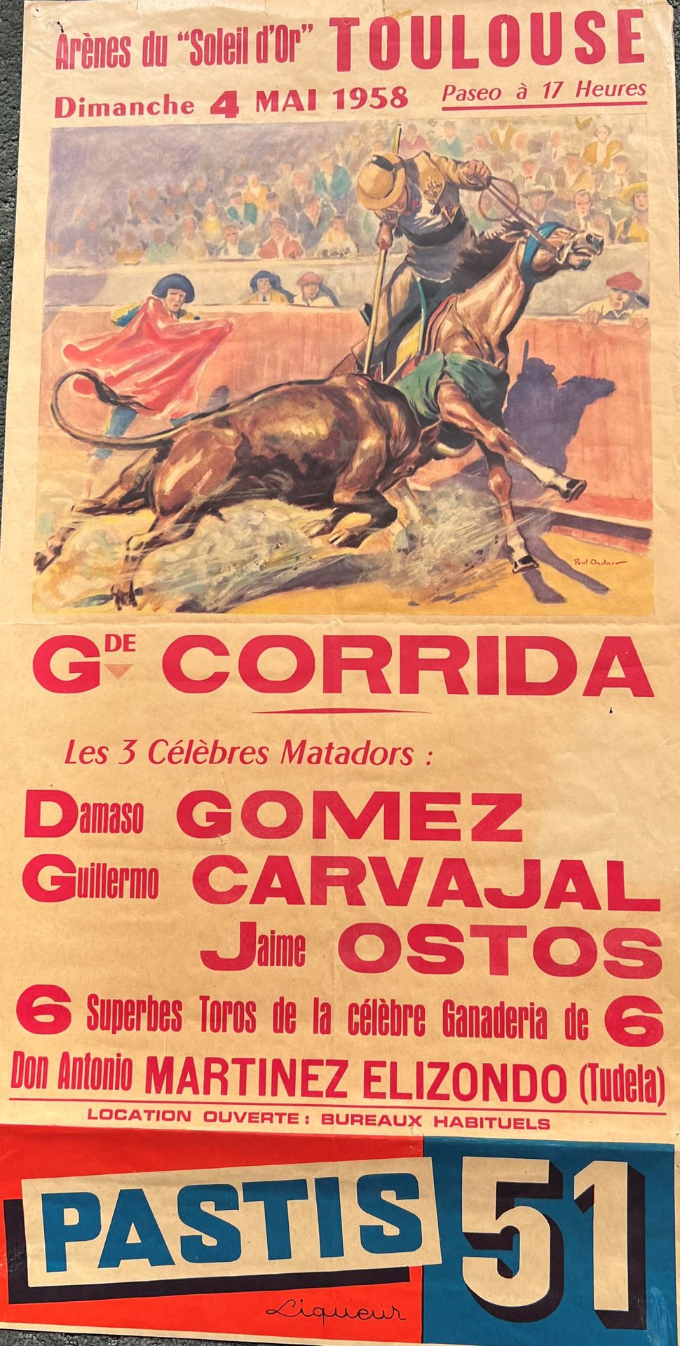 Null CORRIDA

"Grande CORRIDA" aux arènes du Soleil d'or de Toulouse, 1958

Affi&hellip;