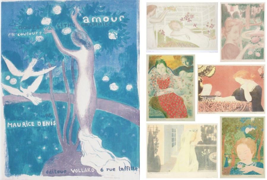 Maurice DENIS (1870-1943) «Amour» (1911). Exceptionnelle suite de 12 lithographi&hellip;