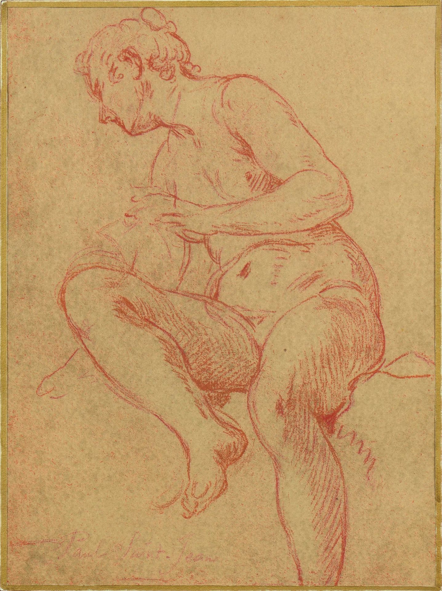 Null Dans le goût de François BOUCHER (1703-1770)
Femme nue
Sanguine
23,5 x 17, &hellip;