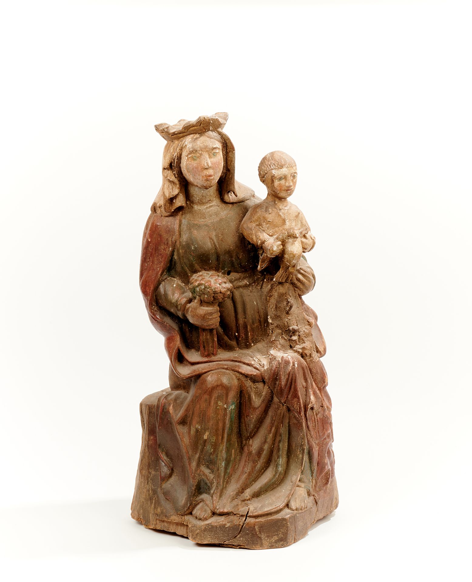 Null Centre de la France , fin XVe siècle
Vierge à l'enfant
Sculpture en bois, t&hellip;
