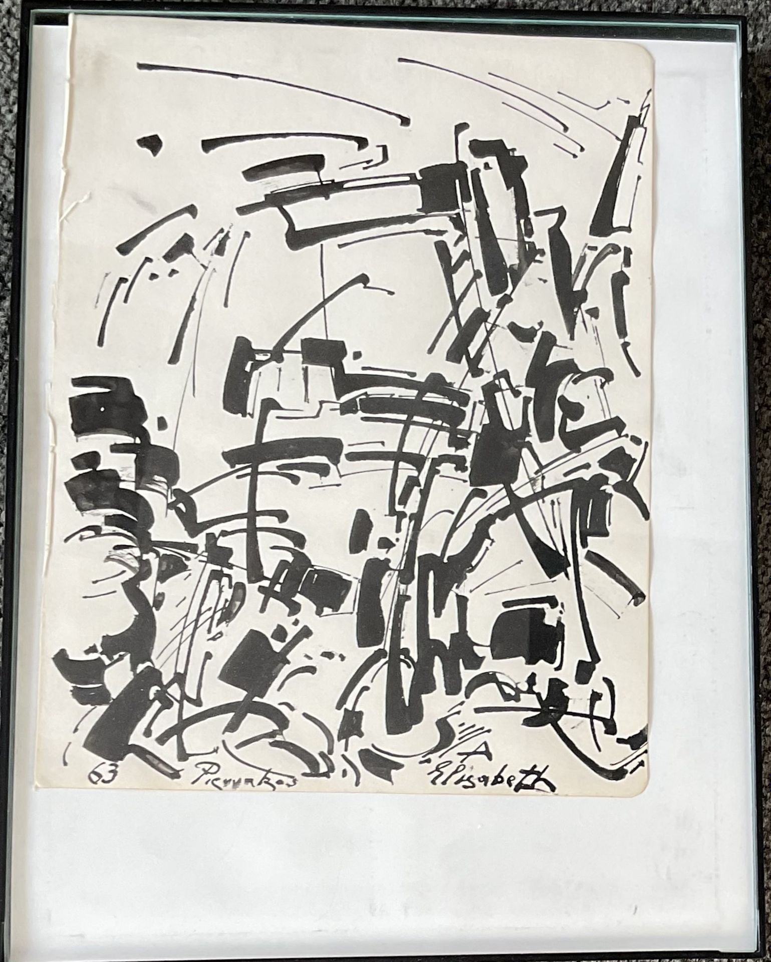 Null Alexis PIERRAKOV
Composition, 1963
Encre signée en bas à droite et datée 63&hellip;